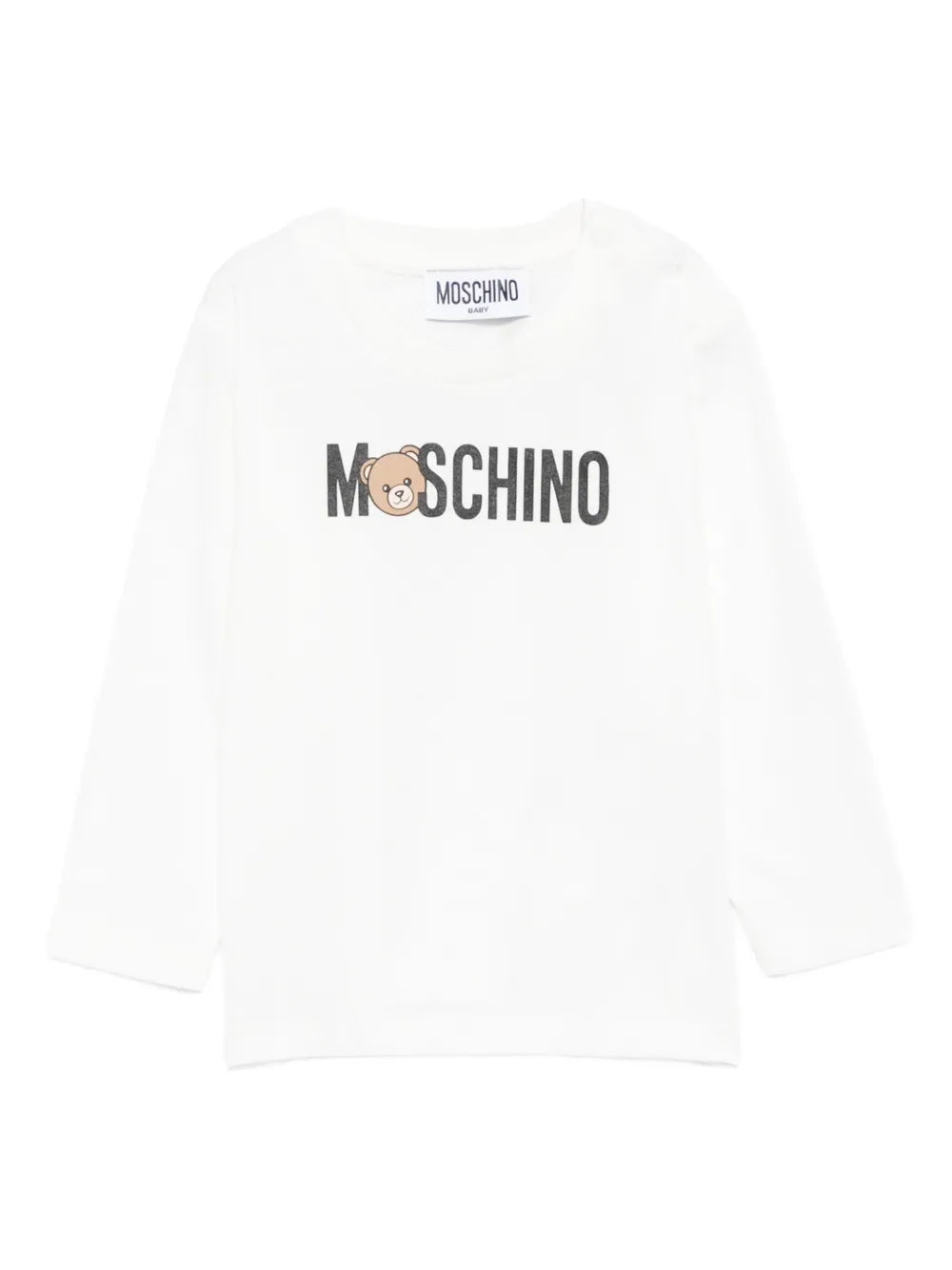 חולצת MOSCHINO לבן יוניסקס