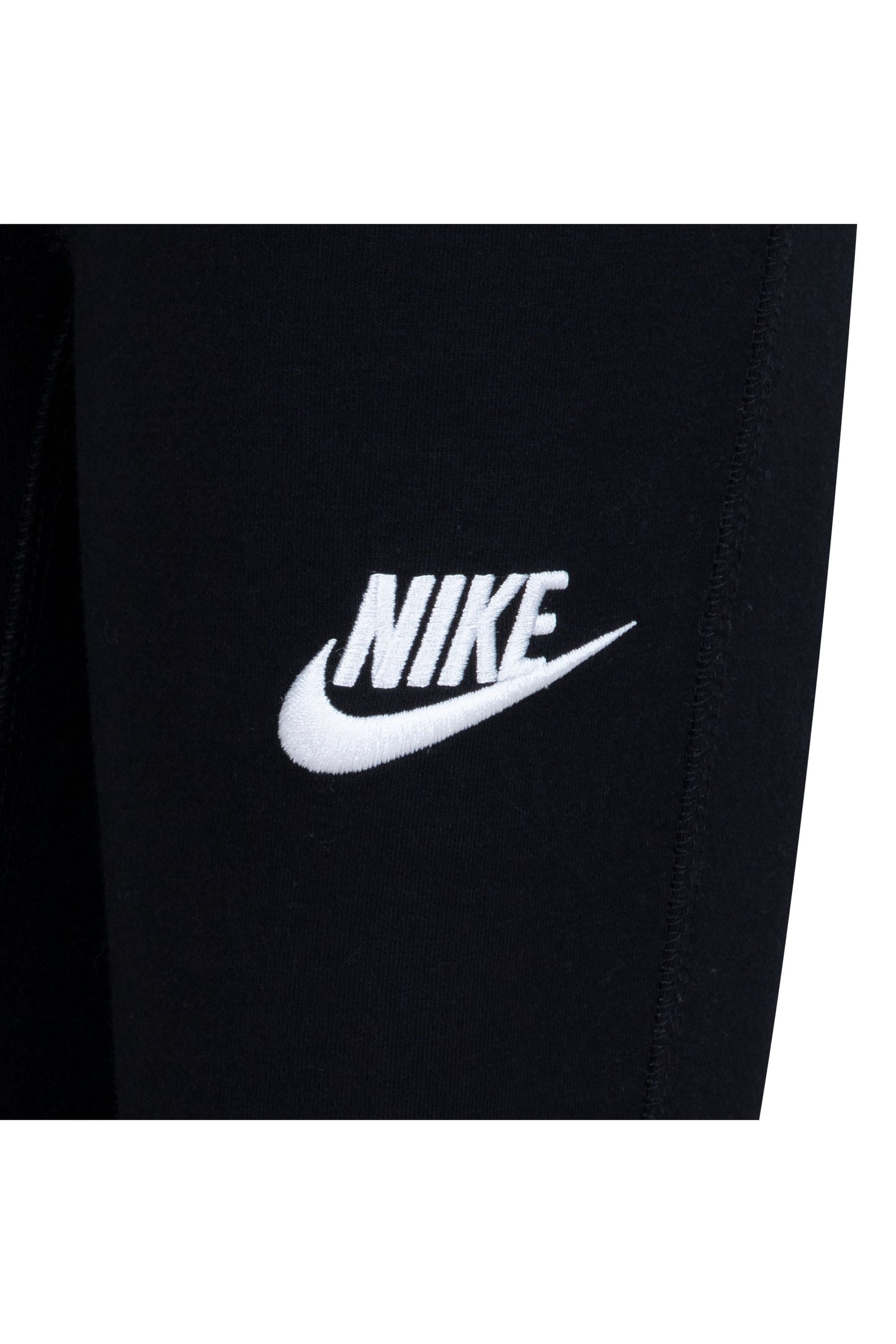 חליפת טייץ NIKE עם סווטשירט תואם ולוגו לילדות BLACK / 4XY