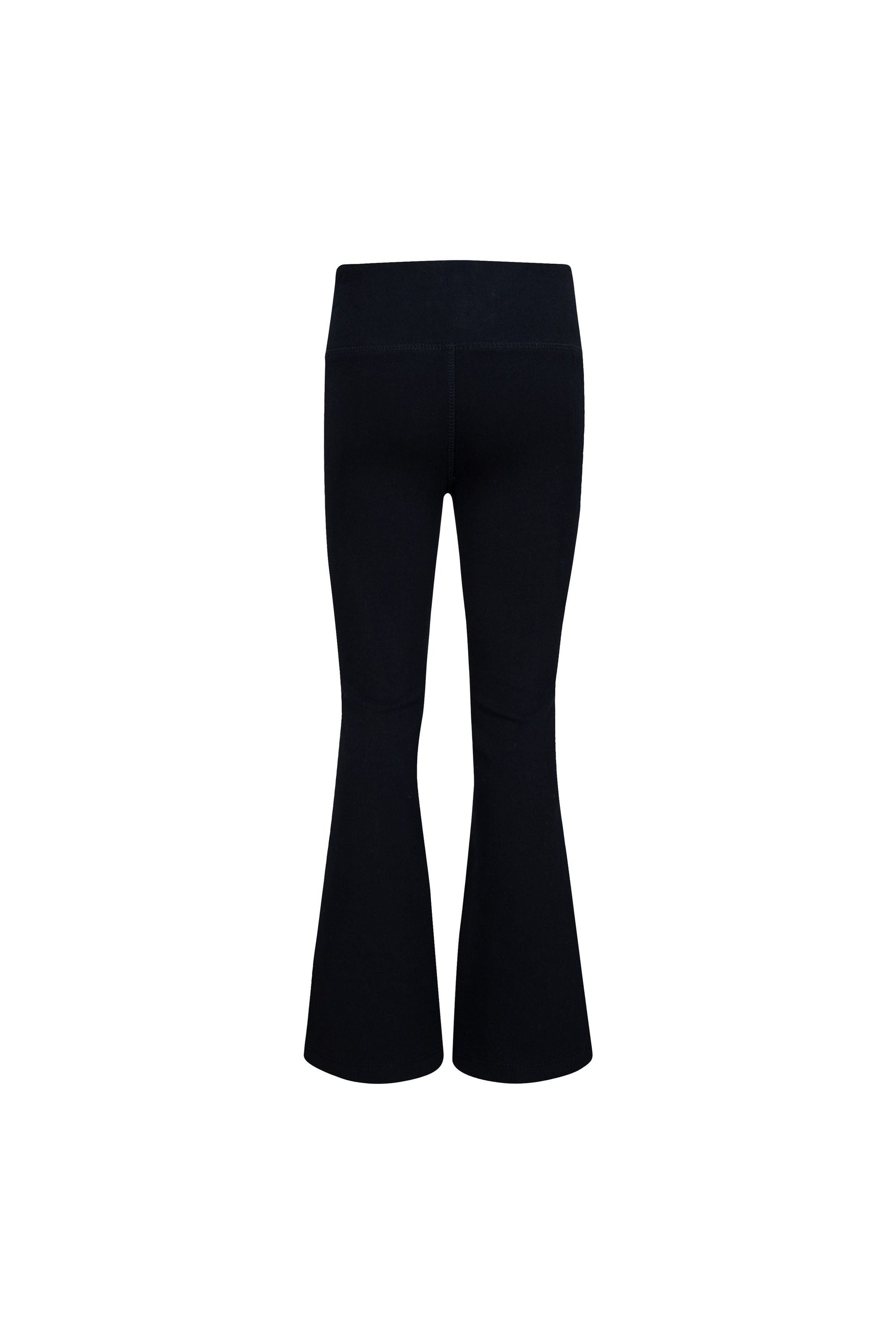 חליפת טייץ NIKE עם סווטשירט תואם ולוגו לילדות BLACK / 4XY