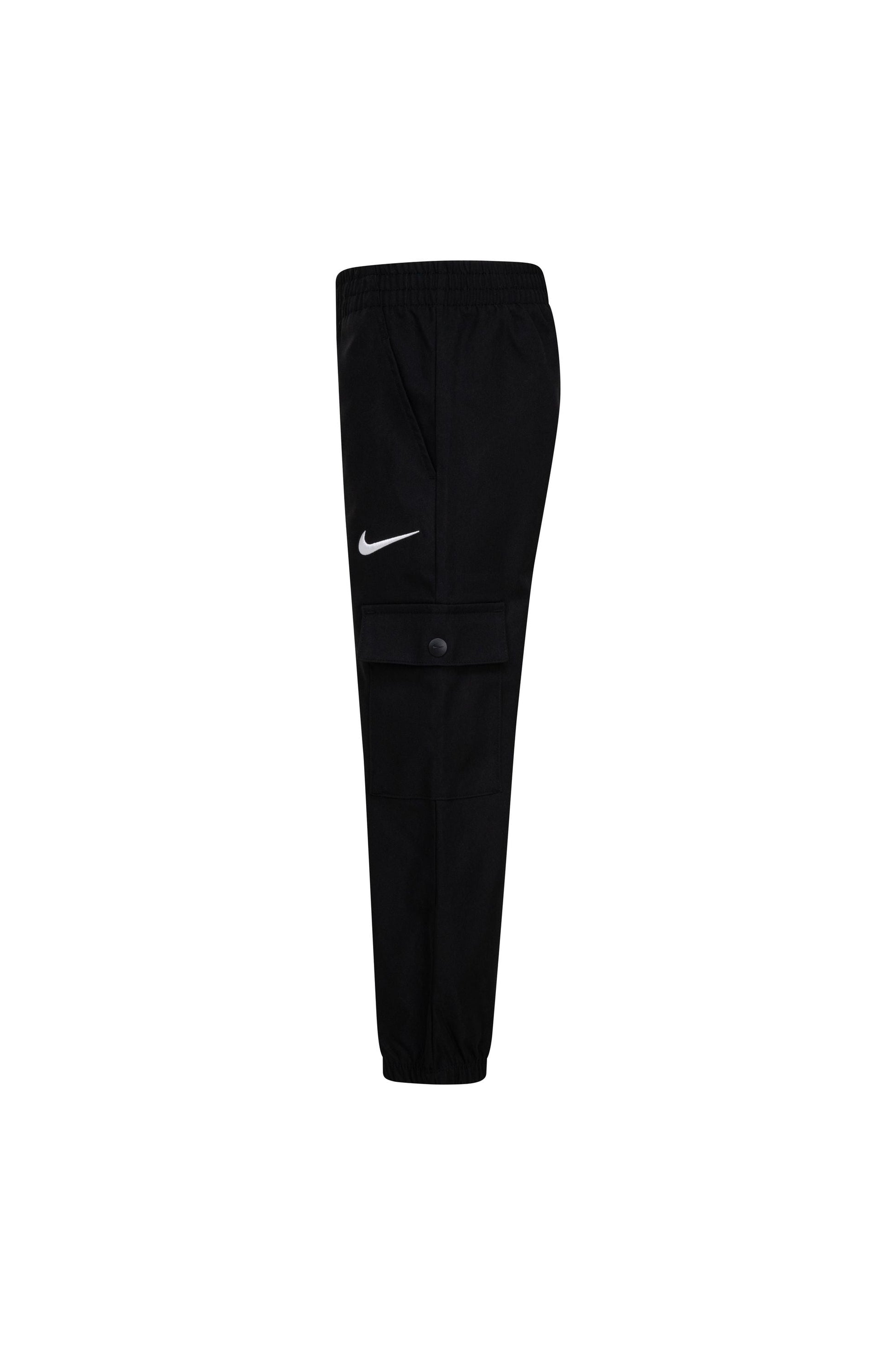 חליפת טרנינג NIKE הדפס לוגו צבעוני בחזית לילדות BLACK / 4XY