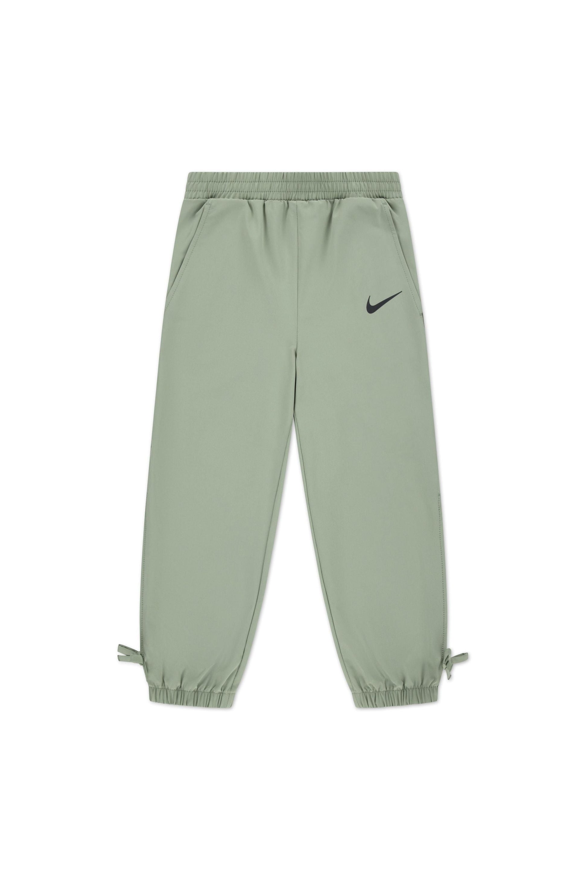מכנסי פוטר NIKE לוגו מותג בצד לילדות Green / 4XY