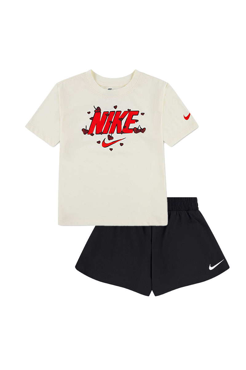 לילדות CHERRY BOXY TEE NIKE חליפת חצאית