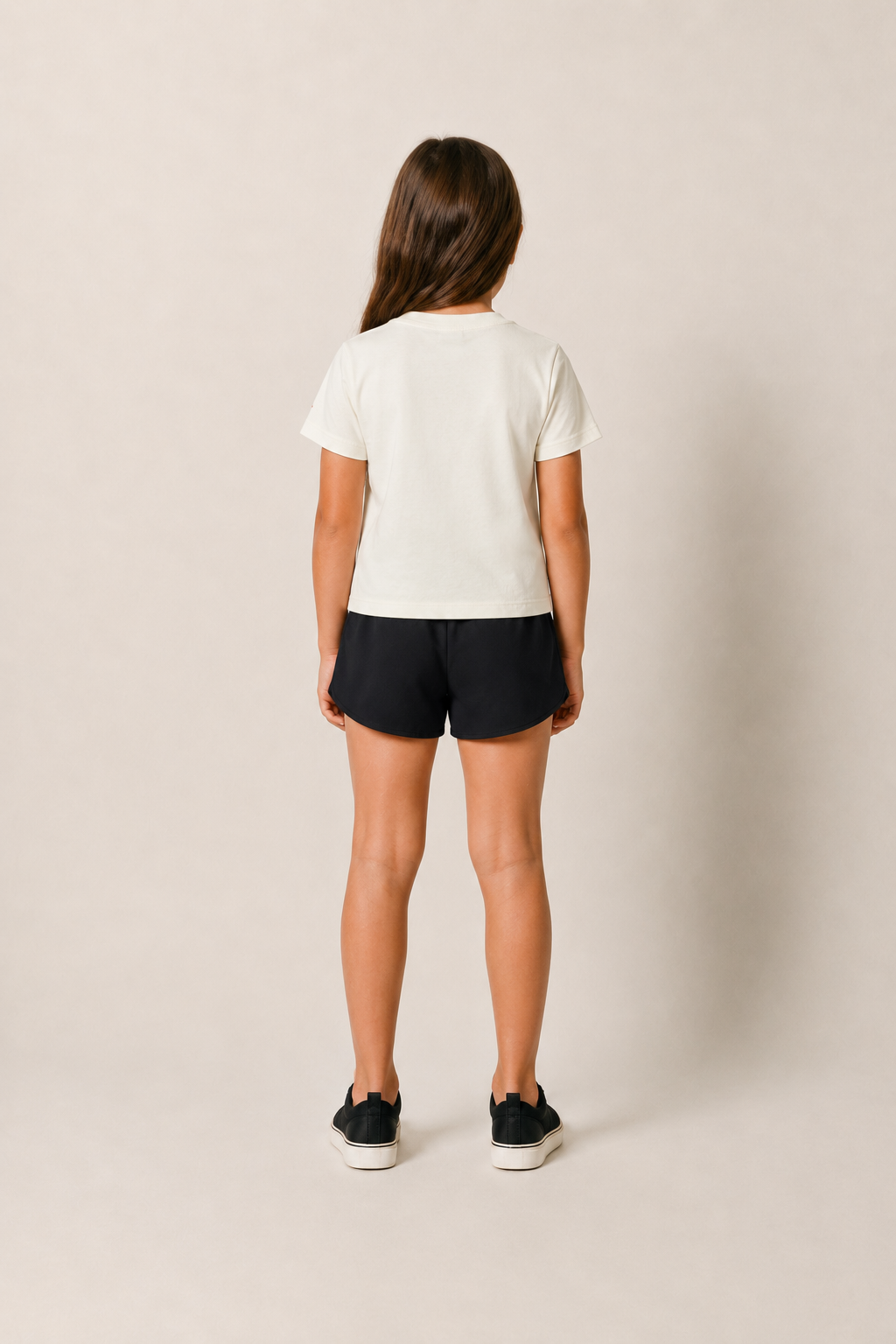 לילדות CHERRY BOXY TEE NIKE חליפת חצאית BROWN / 4XY