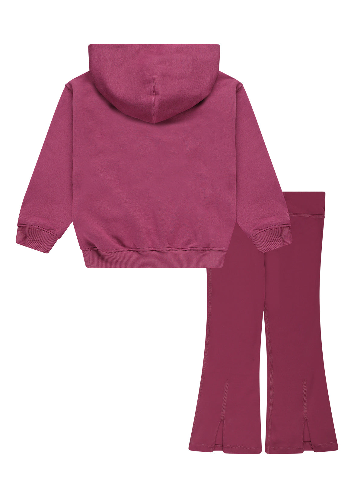 חליפת טרנינג NIKE Studio Fleece עם קפוצ׳ון לילדות Pink / 4XY