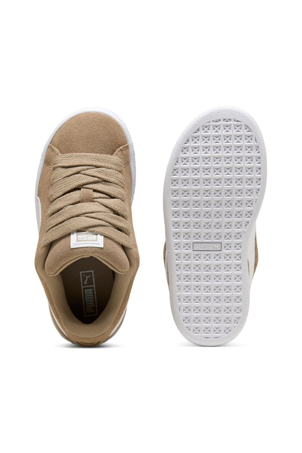 לילדים Suede XL Jr PUMA נעלי BEIGE / 28