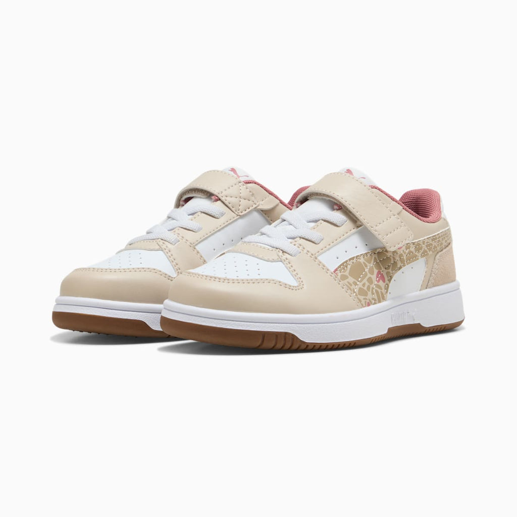 לילדות Rebound Slam Lo Winter Safari AC+ PS PUMA נעלי WHITE / 35