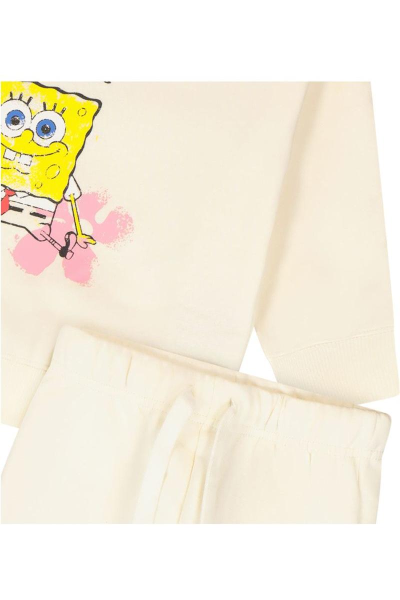 חליפת טרנינג NAMES SQUARE הדפס בוב ספוג אחורי לילדות