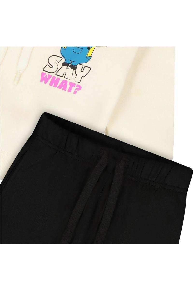 חליפת טרנינג NAMES DROPPING  הדפס MINIOS לילדות