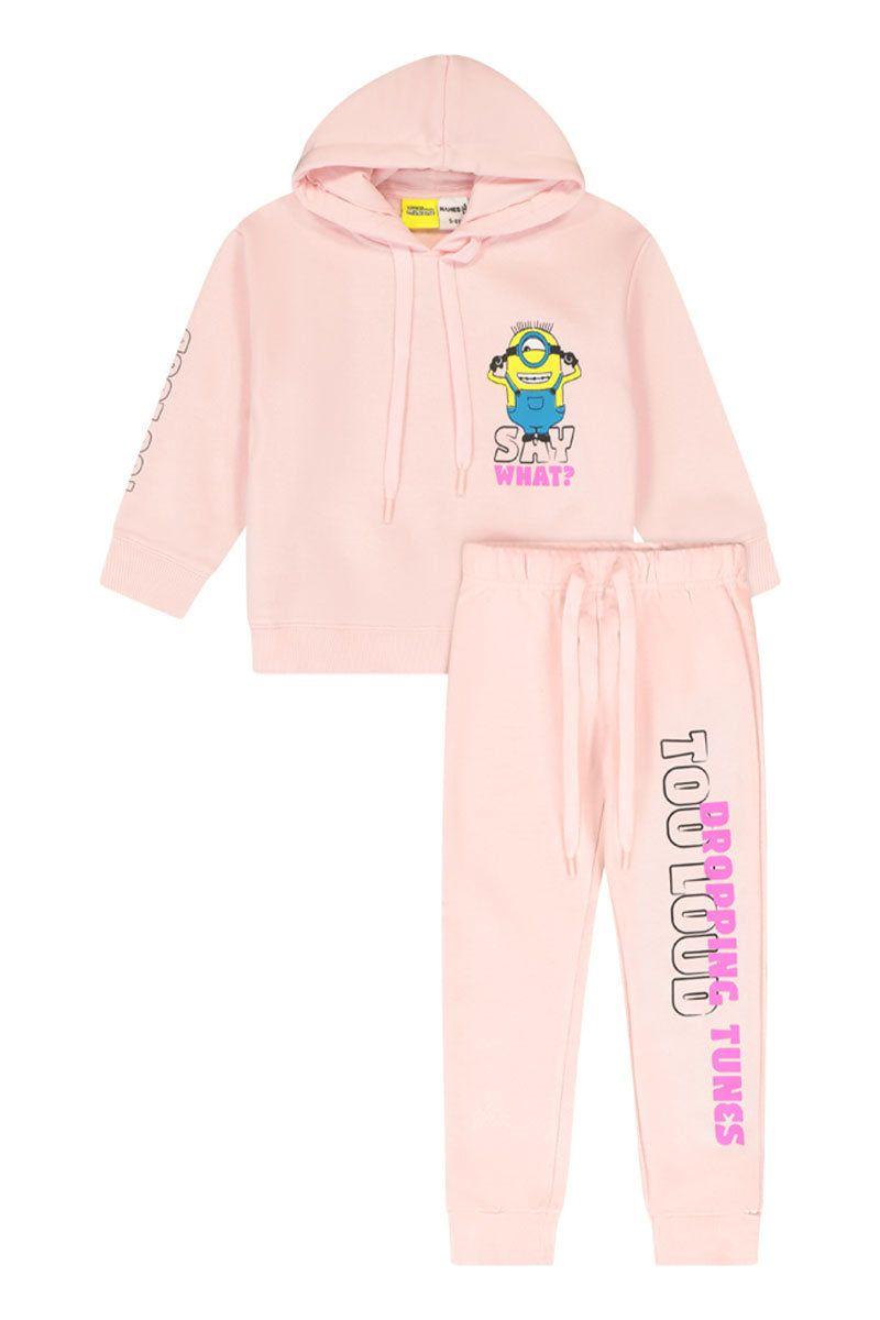 חליפת טרנינג NAMES DROPPING  הדפס MINIOS לילדות