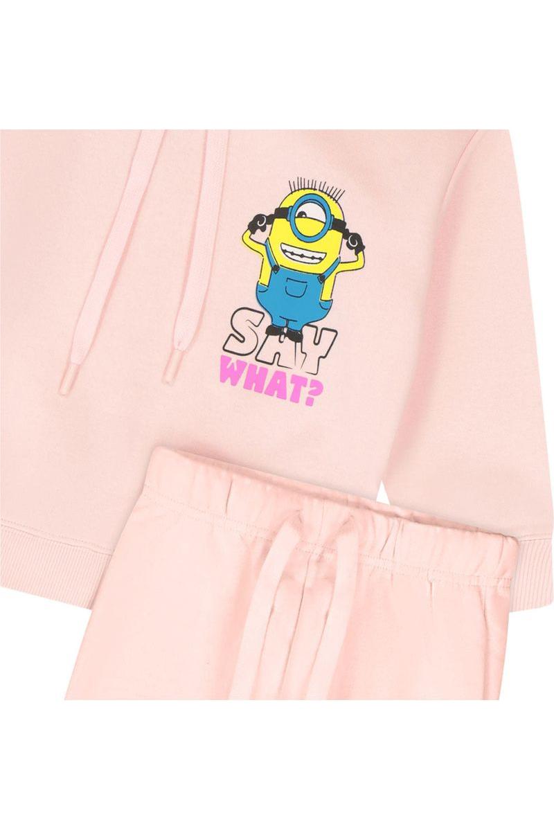 חליפת טרנינג NAMES DROPPING  הדפס MINIOS לילדות