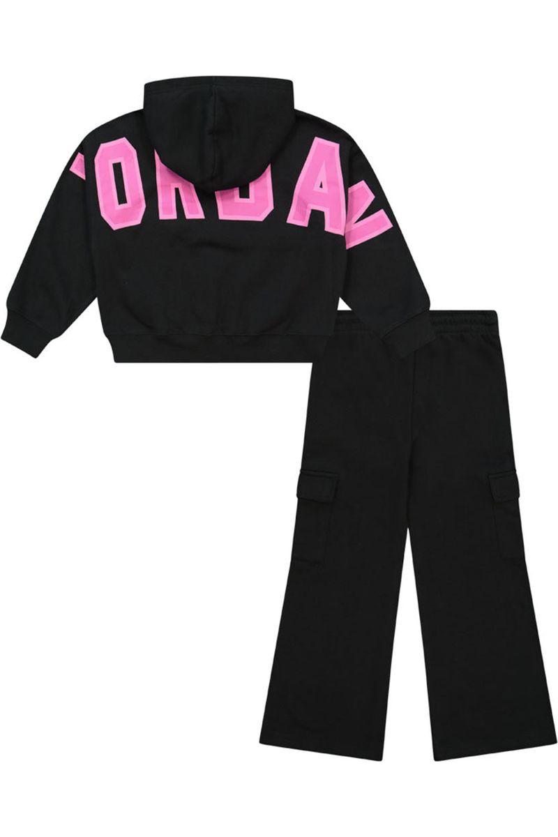 חליפת טרנינג JORDAN Y2K לוגו מותג באמצע לילדות