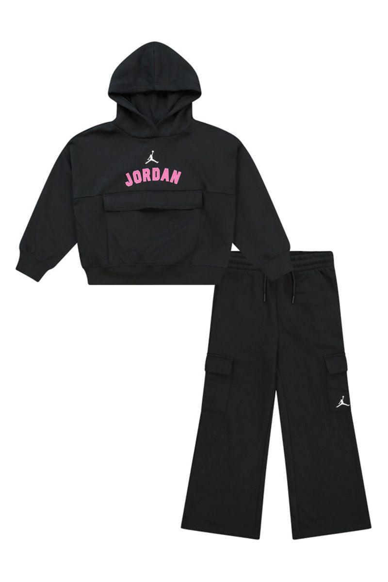 חליפת טרנינג JORDAN Y2K לוגו מותג באמצע לילדות