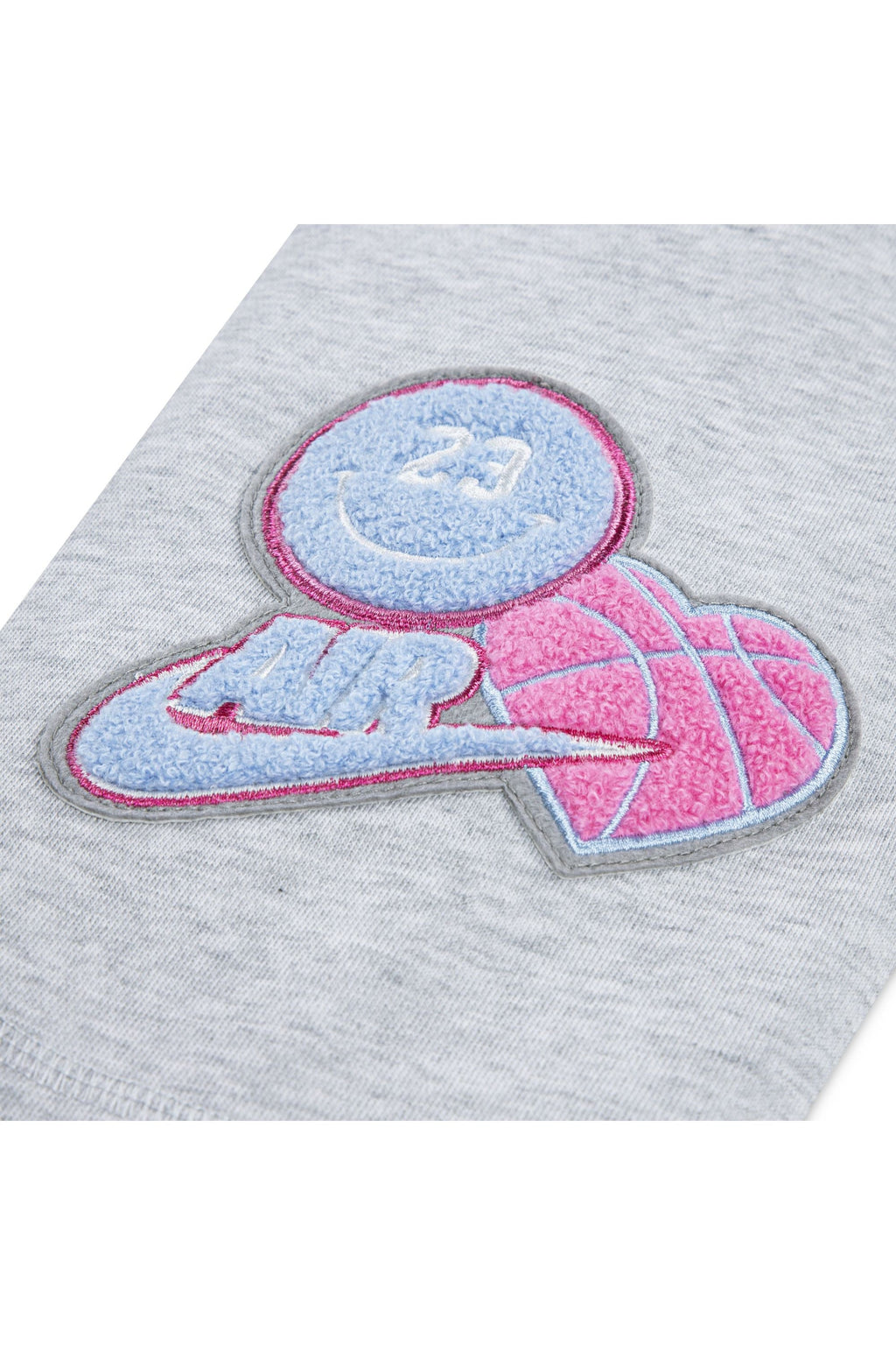 חליפת טרנינג JORDAN עם לוגו גדול וכיתוב מעוצב לילדות BLACK / 12-13Y