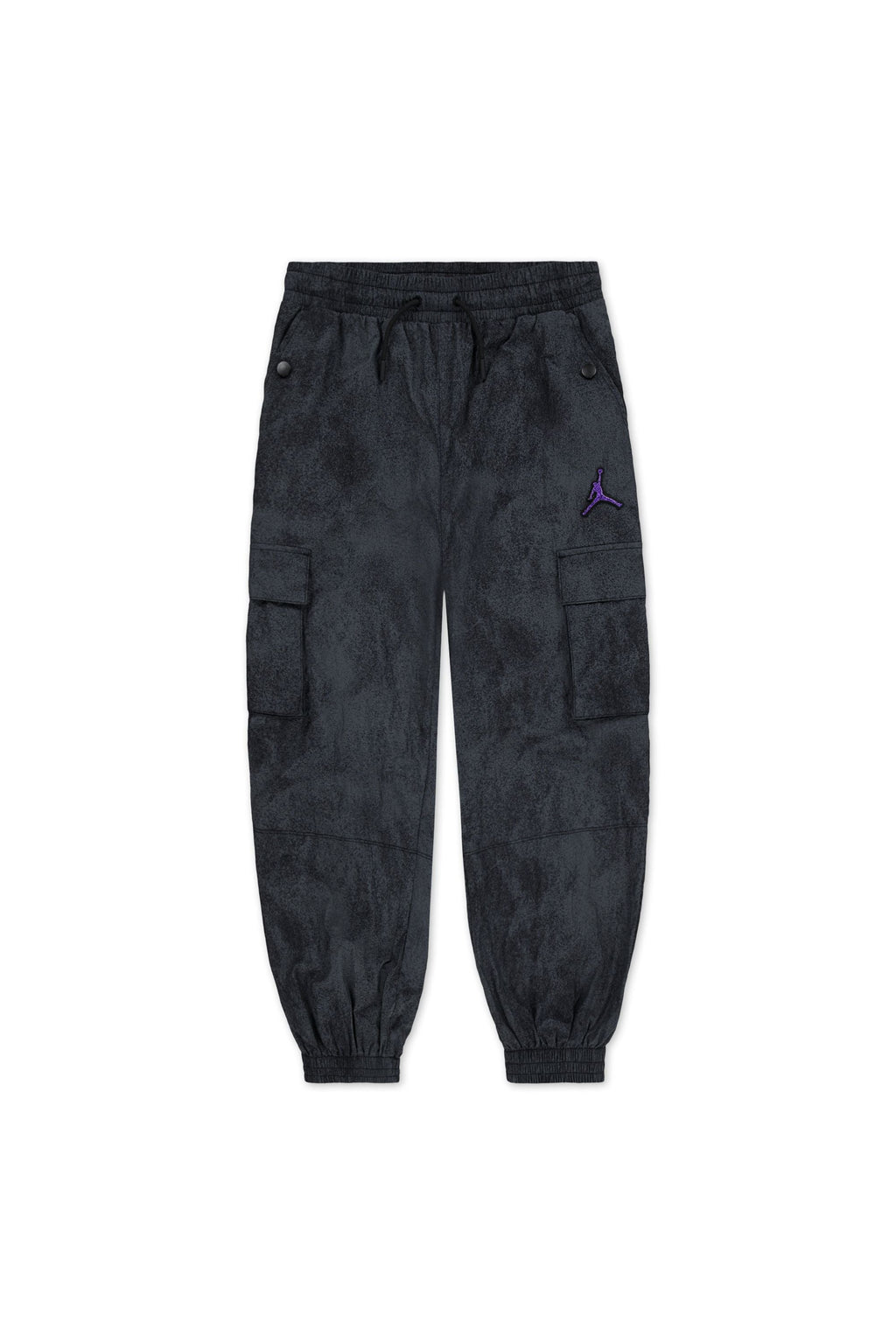 חליפת טרנינג JORDAN מבד טקסטורתי עם כיסים גדולים לילדות BLACK / 12-13Y