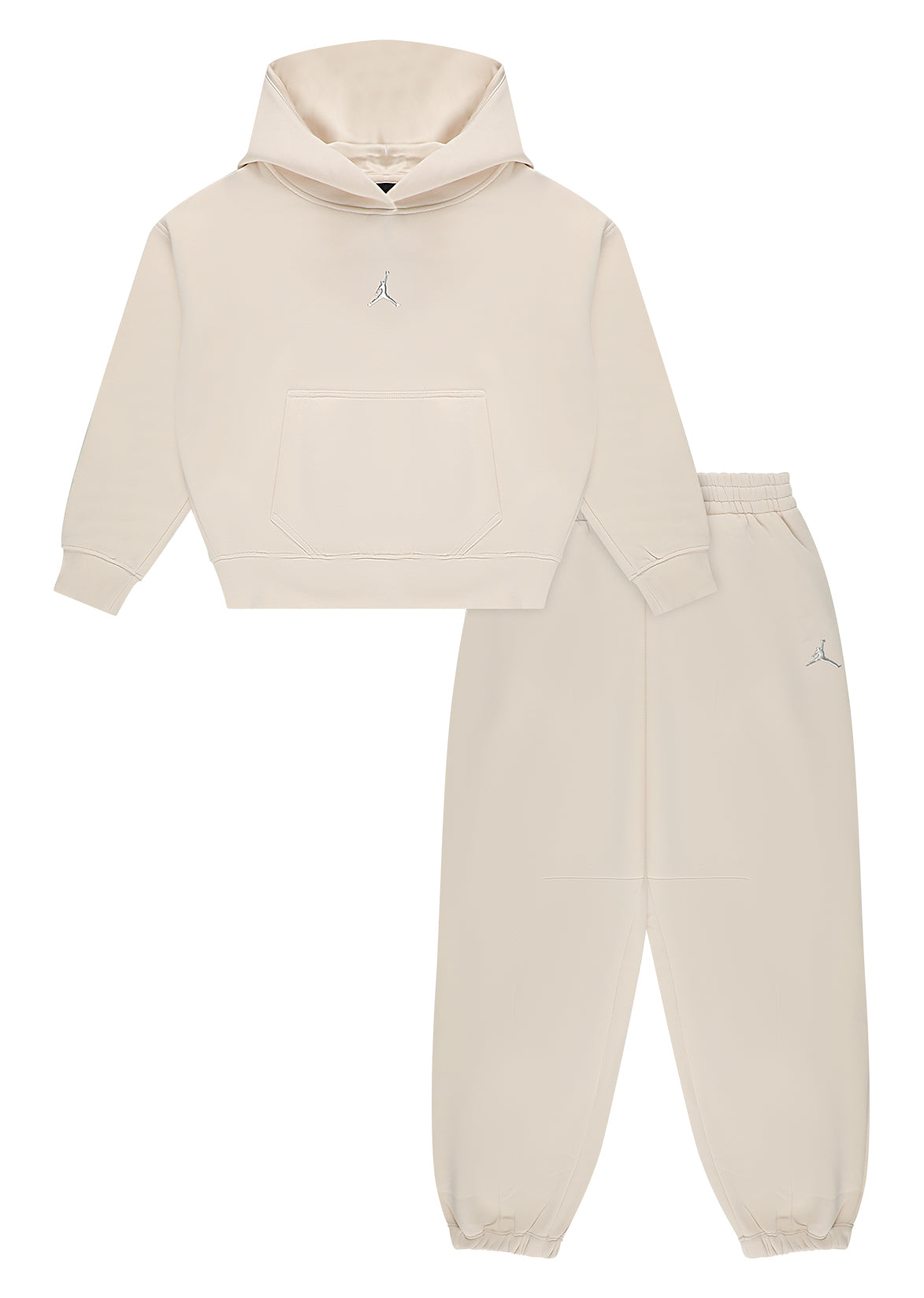 חליפת טרנינג JORDAN Brooklyn Fleece לילדות BEIGE / 12-13Y