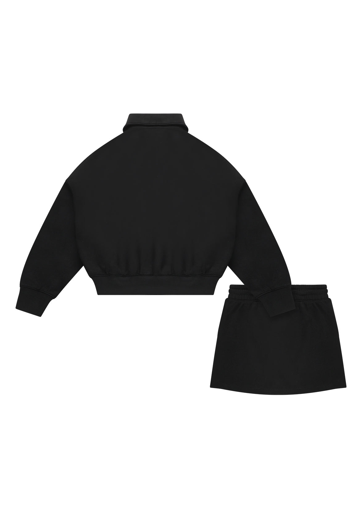 חליפת חצאית JORDAN SHE'S AN ALLSTAR HALF ZIP לילדות BLACK / 12-13Y