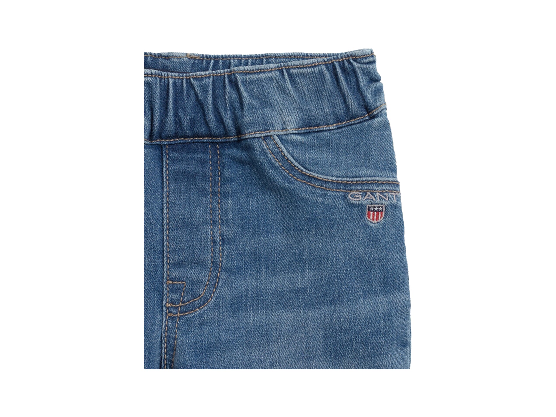 מכנסי ג'ינס GANT בצבע כחול לתינוקות