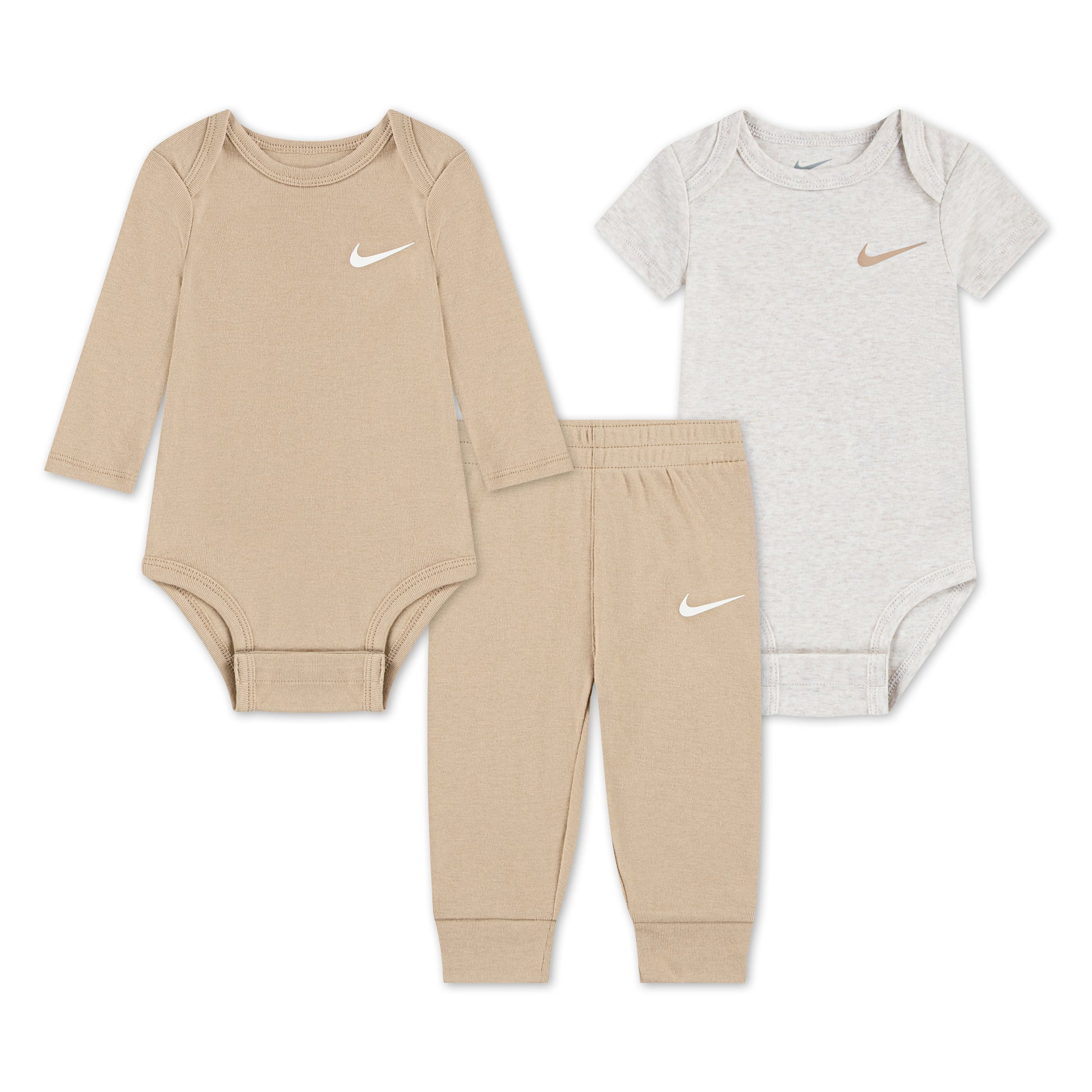 לתינוקות ESSENTIALS PK BS NIKE חליפת בגד גוף BROWN / NB