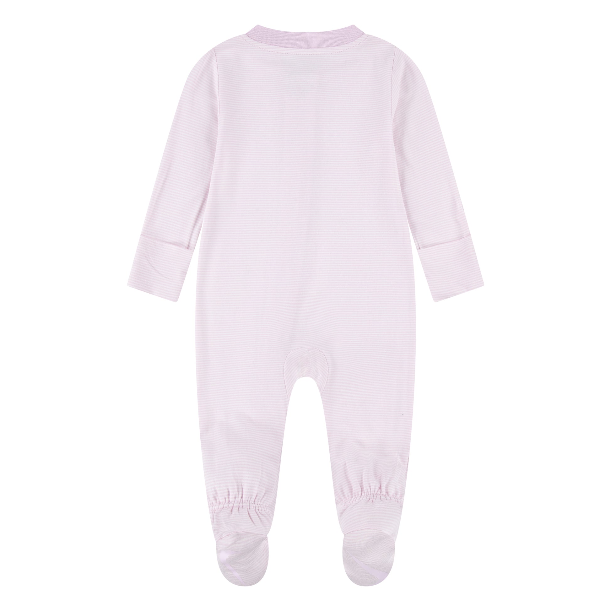 לתינוקות STRIPED FOOTED COVERALL NIKE בגד גוף Pink / NB
