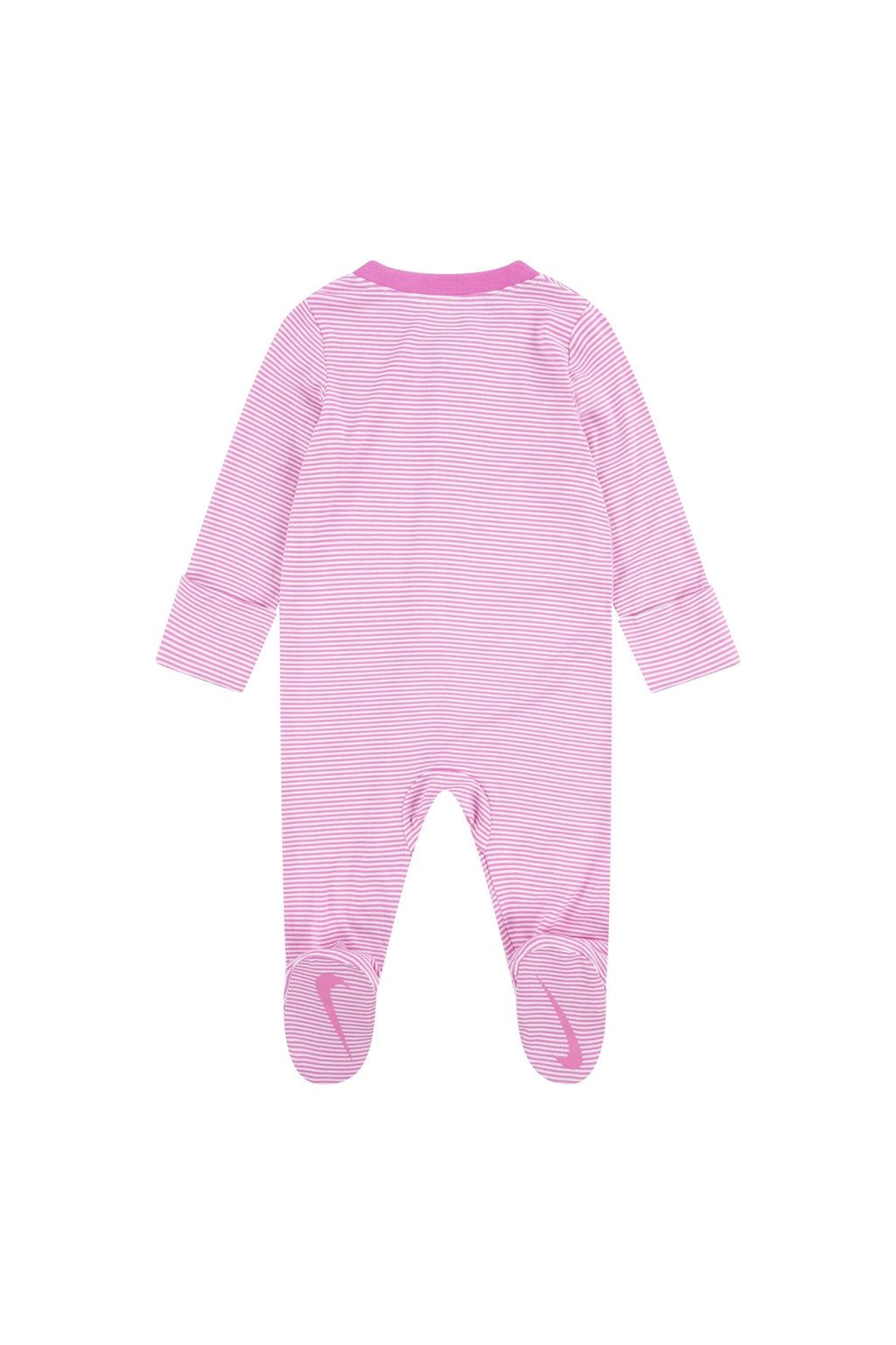 אוברול NIKE פסים לוגו מותג לתינוקות Pink / NB