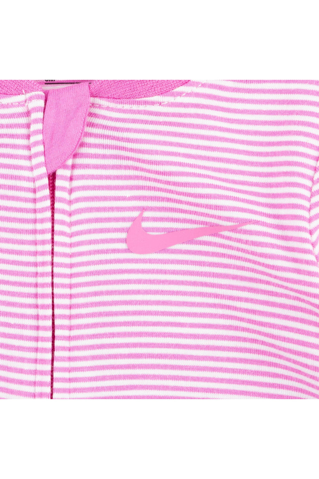 אוברול NIKE פסים לוגו מותג לתינוקות Pink / NB