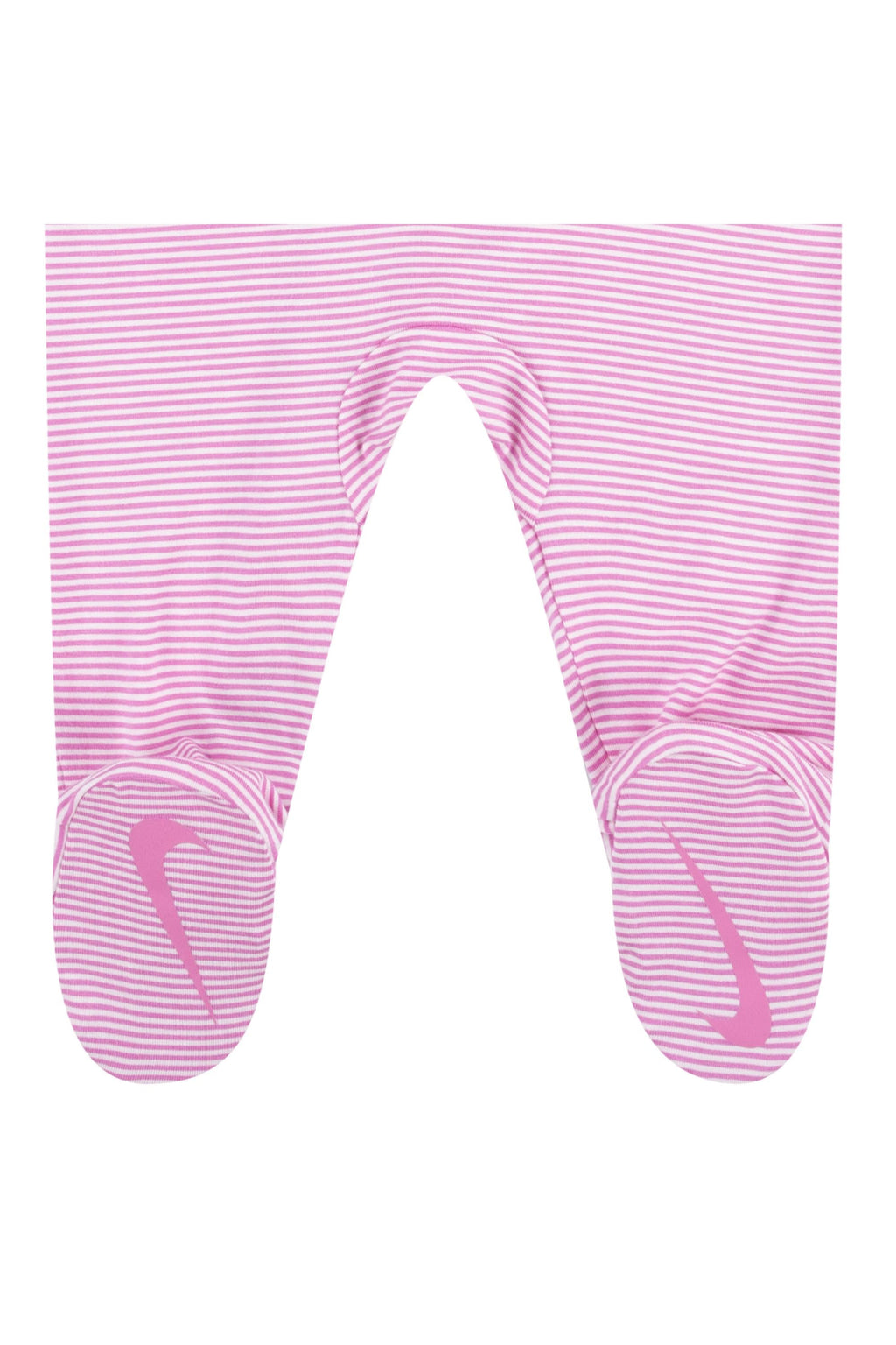 אוברול NIKE פסים לוגו מותג לתינוקות Pink / NB