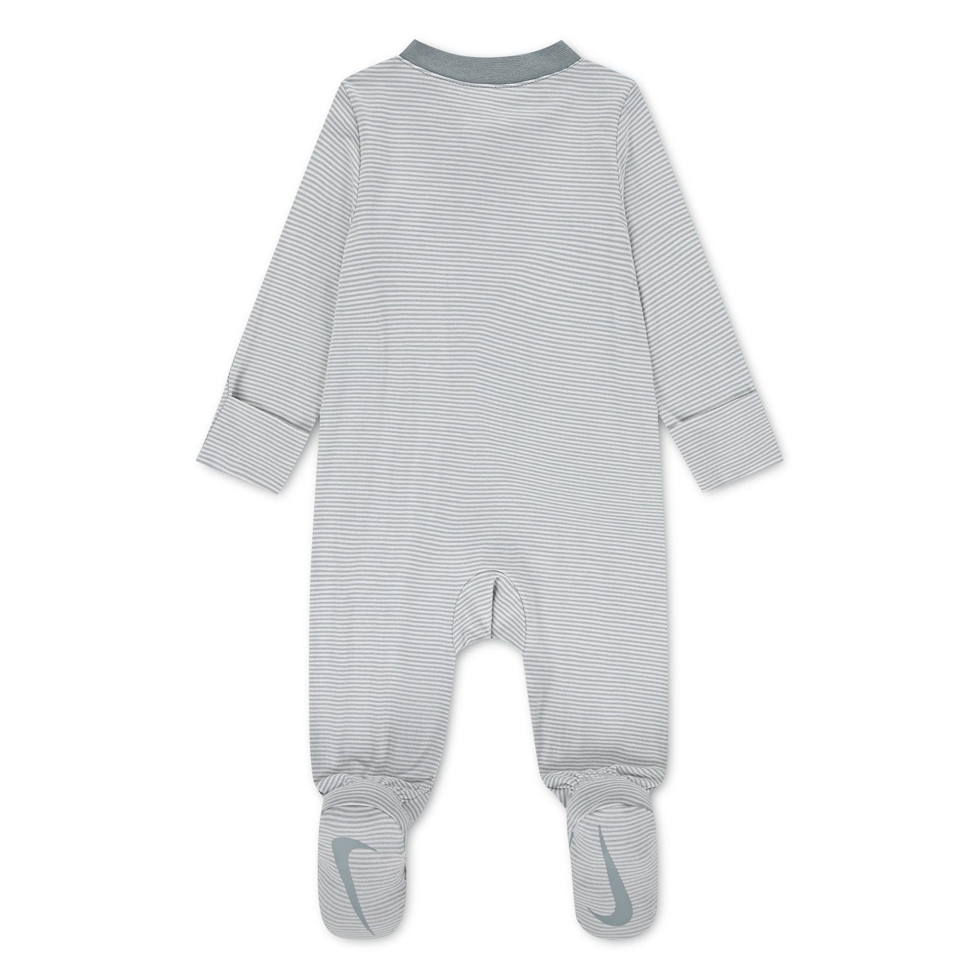 לתינוקות STRIPED FOOTED COVERALL NIKE בגד גוף Green / NB