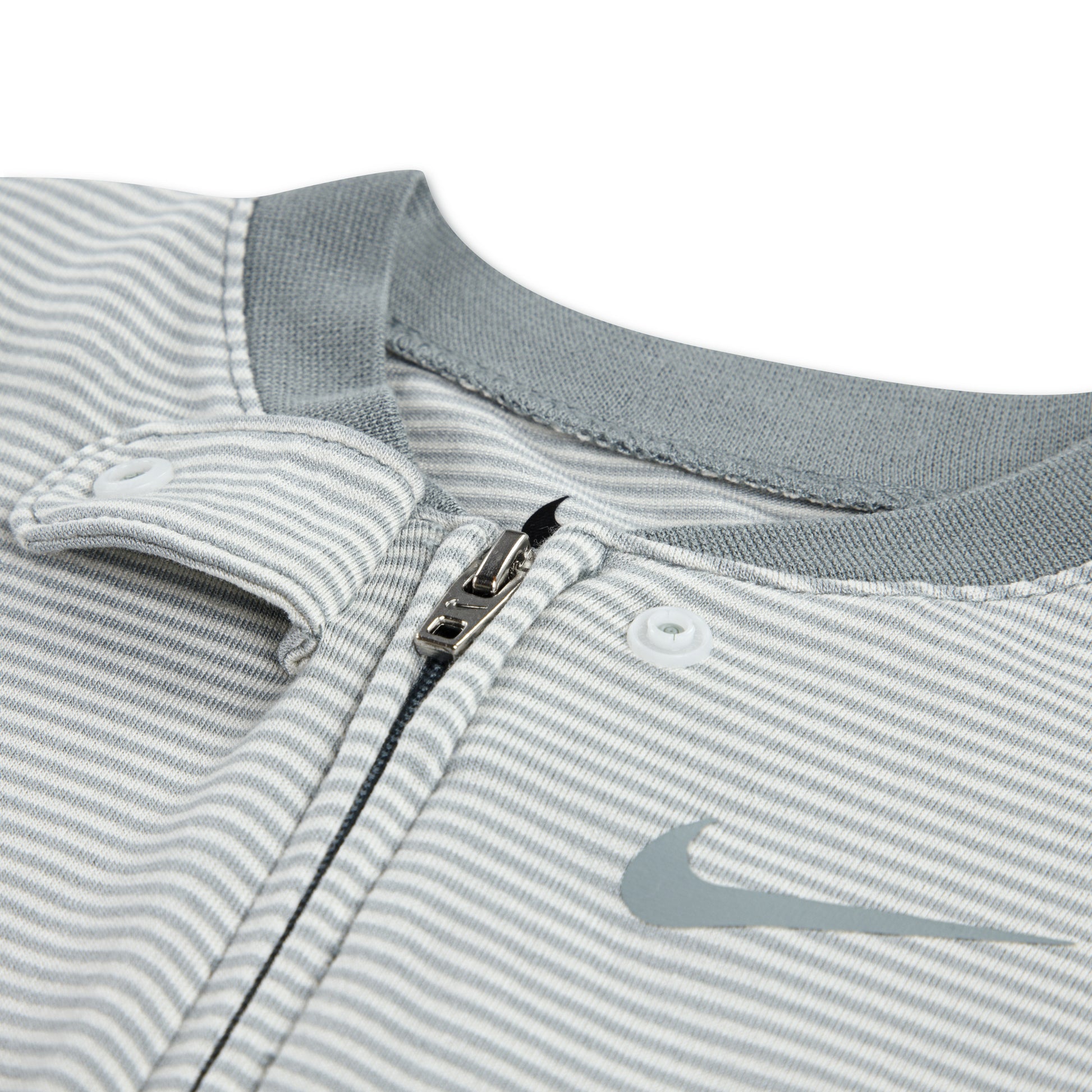 לתינוקות STRIPED FOOTED COVERALL NIKE בגד גוף Green / NB