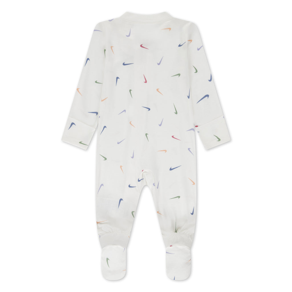 לתינוקות AOP VISCOSE FOOTED COVERALL NIKE בגד גוף WHITE / NB