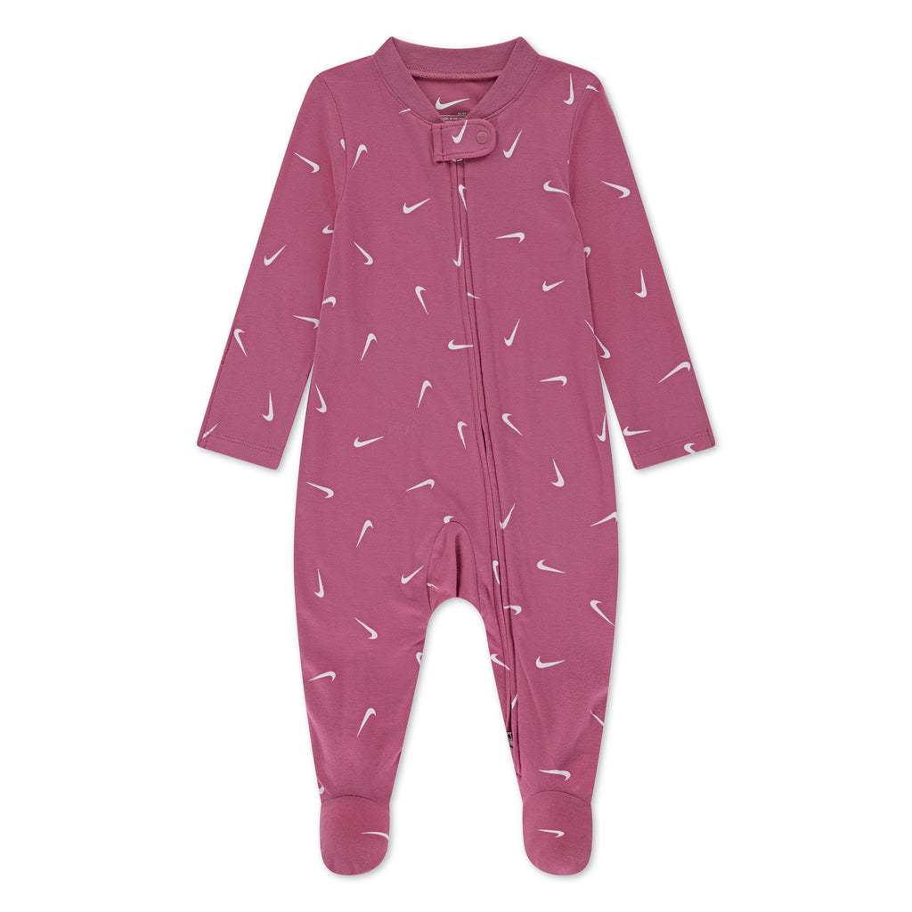 לתינוקות AOP VISCOSE FOOTED COVERALL NIKE בגד גוף Pink / NB