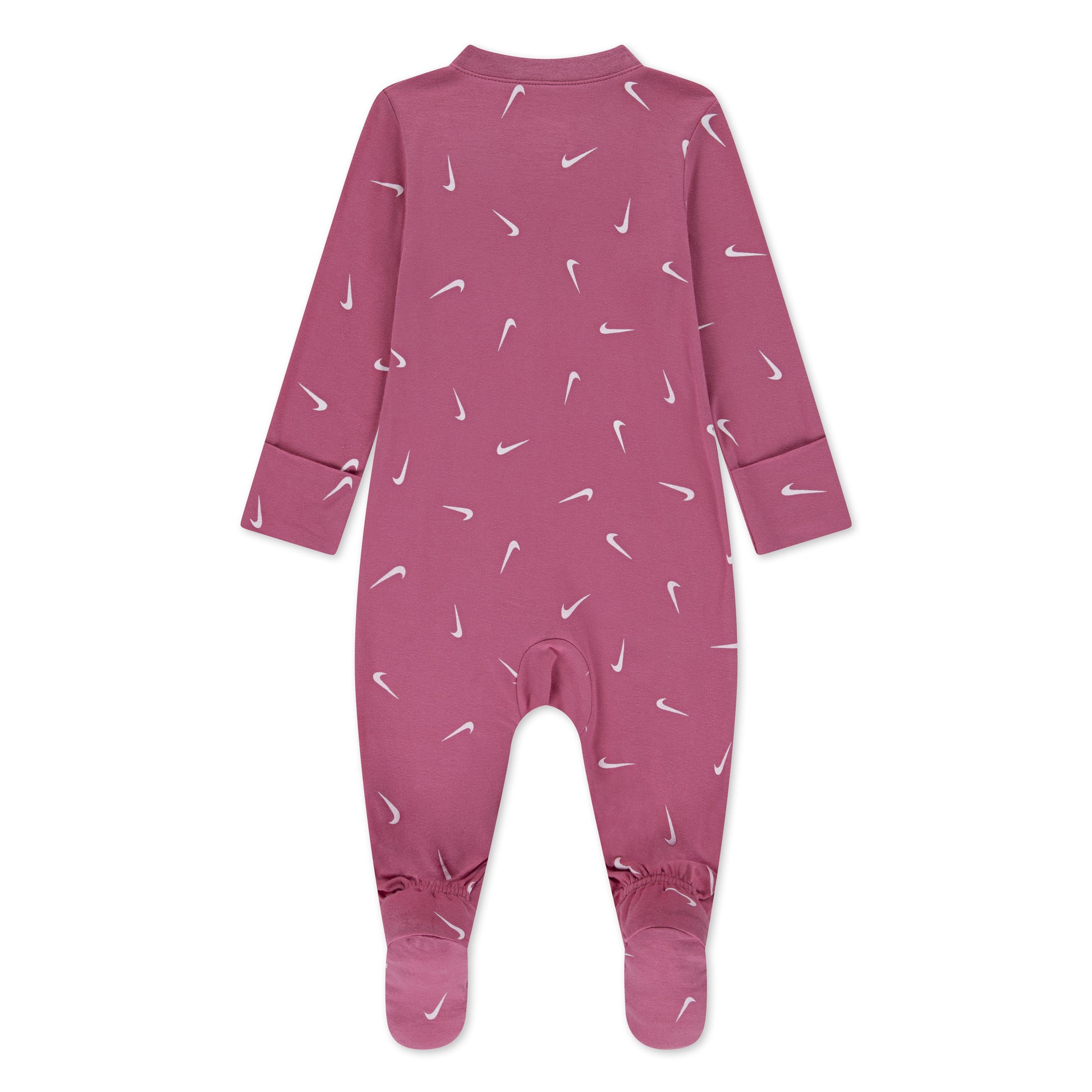 לתינוקות AOP VISCOSE FOOTED COVERALL NIKE בגד גוף Pink / NB