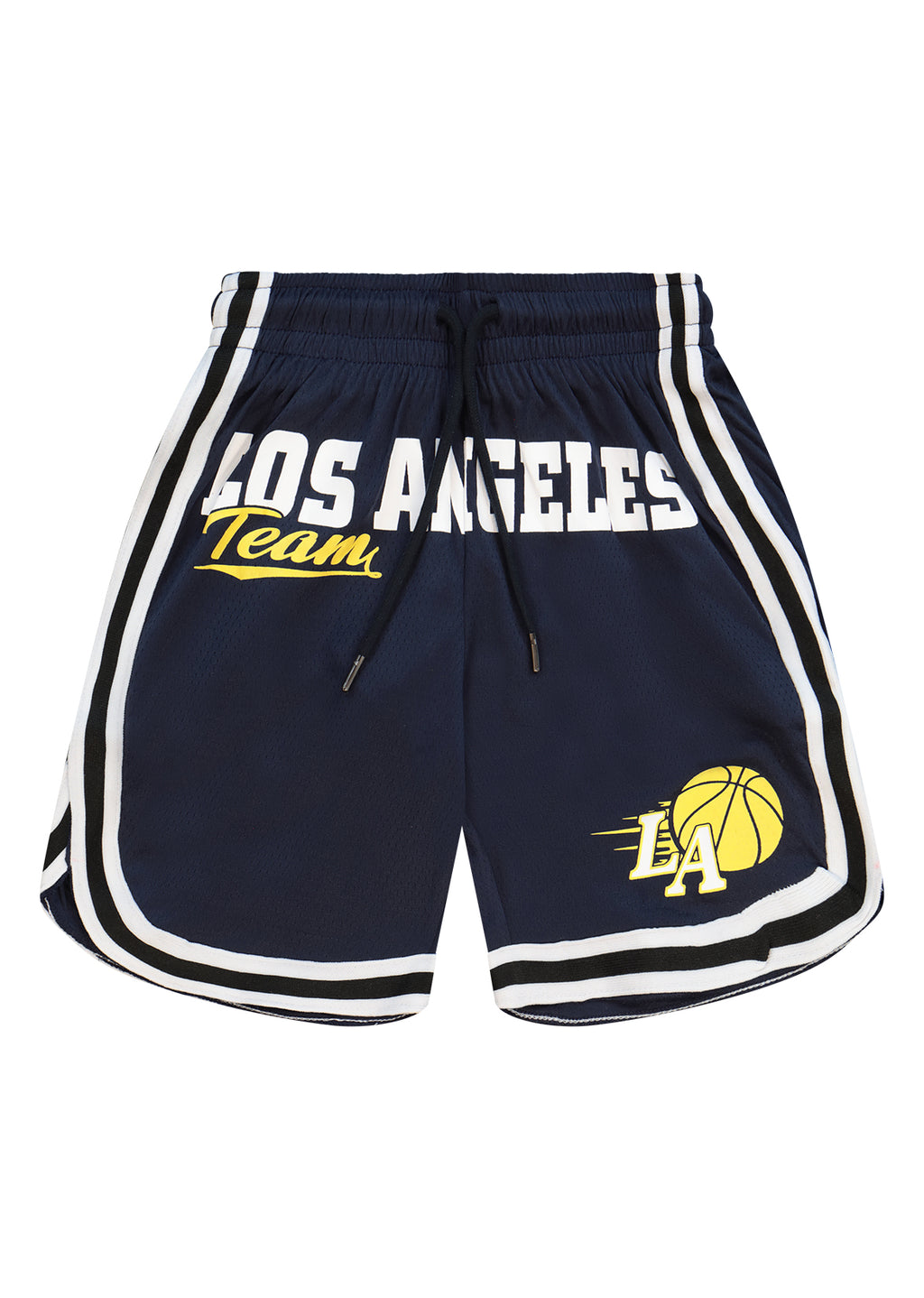 מכנסי שורט NAMES הדפס LOS ANGELES TEAM וגרפיקת עיר לילדים BLUE / 2Y