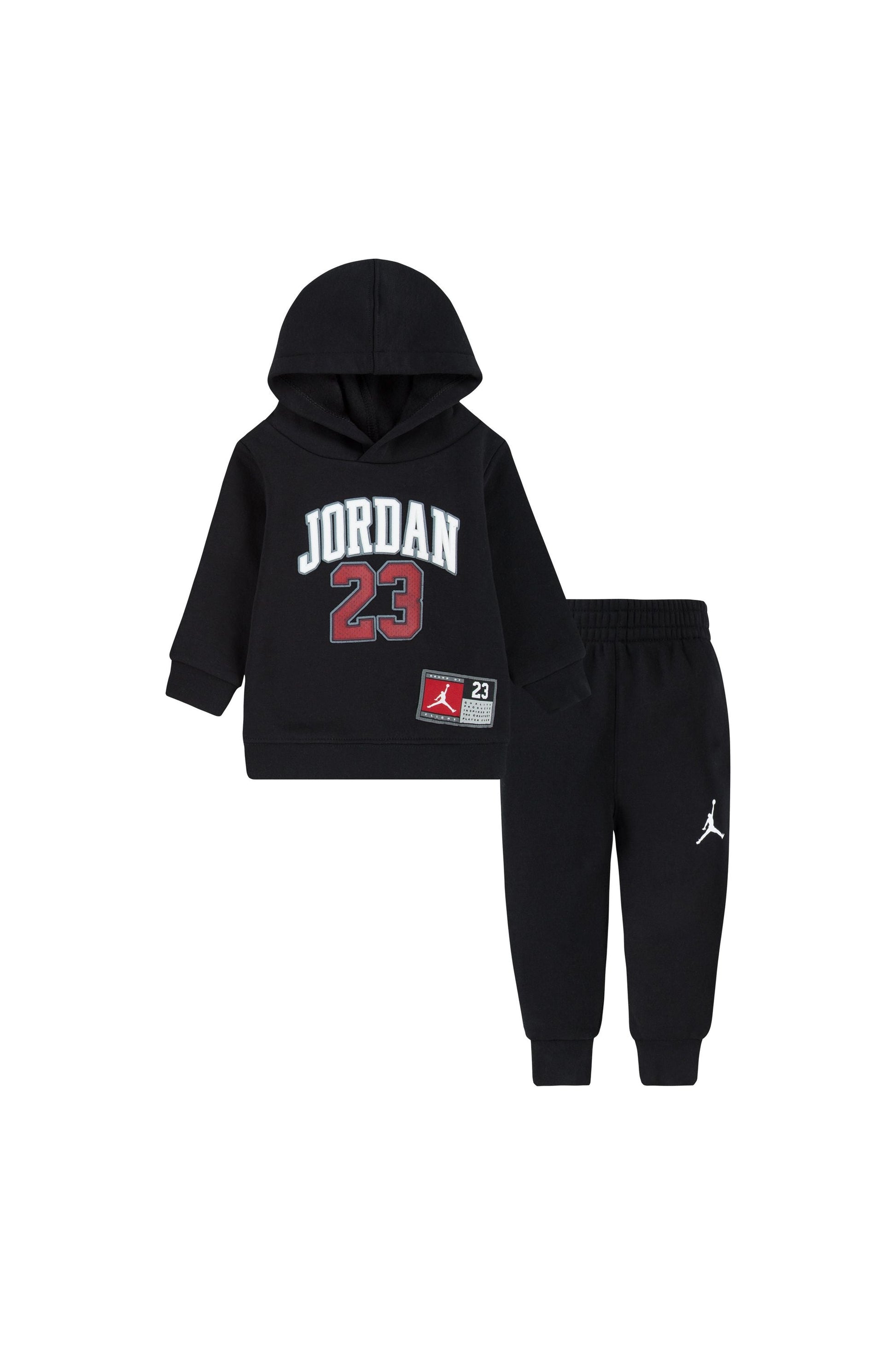 חליפת טרנינג JORDAN JERSEY PACK לתינוקות BLACK / 12M
