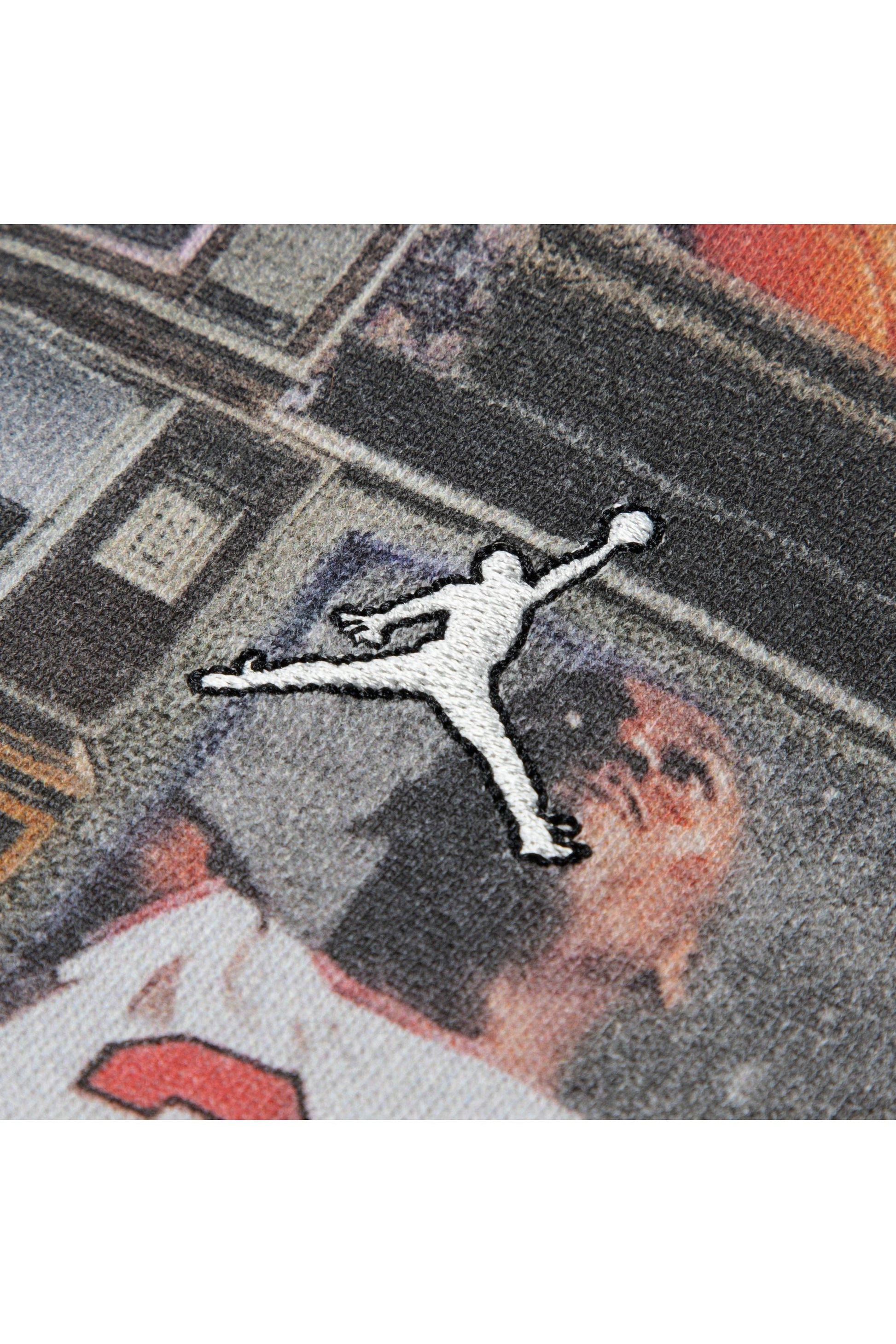 חליפת טרנינג JORDAN קפוצ’ון בהדפס ייחודי כדורסל לתינוקות BLACK / 12M