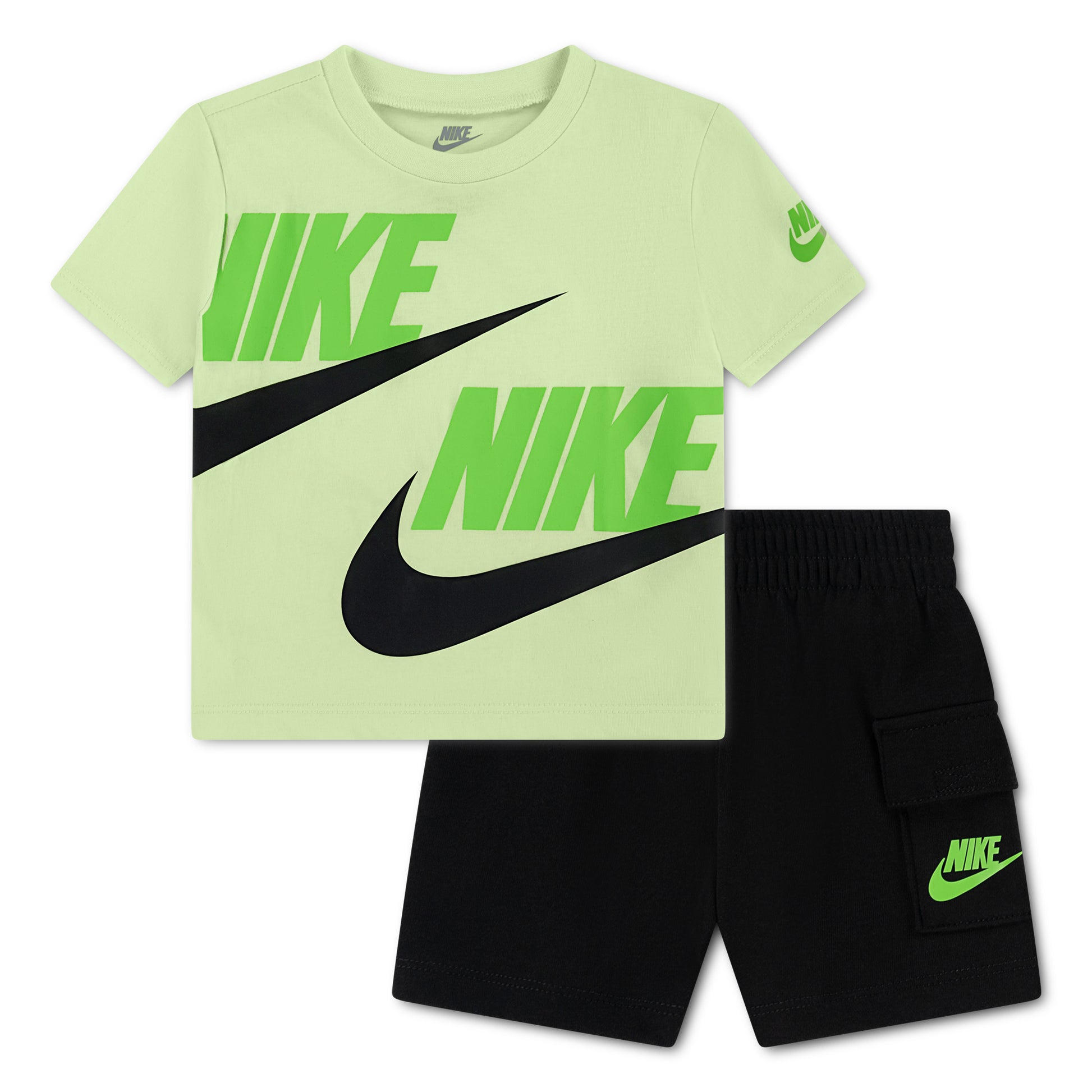 לתינוקות B NSW HBR CARGO FT NIKE חליפת BLACK / 12M