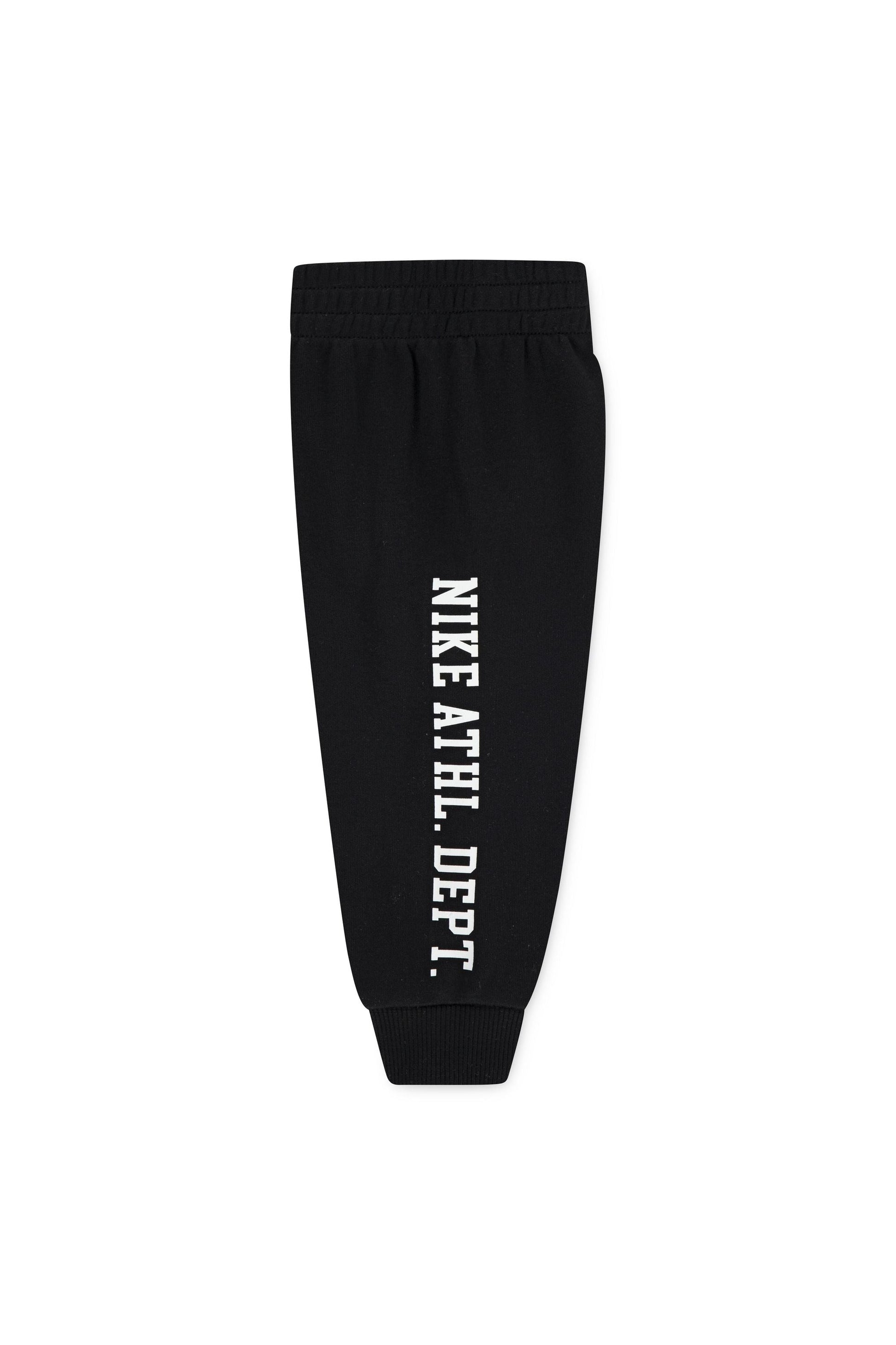 חליפת טרנינג NIKE  עם קפוצ'ון והדפסי לוגו לתינוקות BLACK / 12M