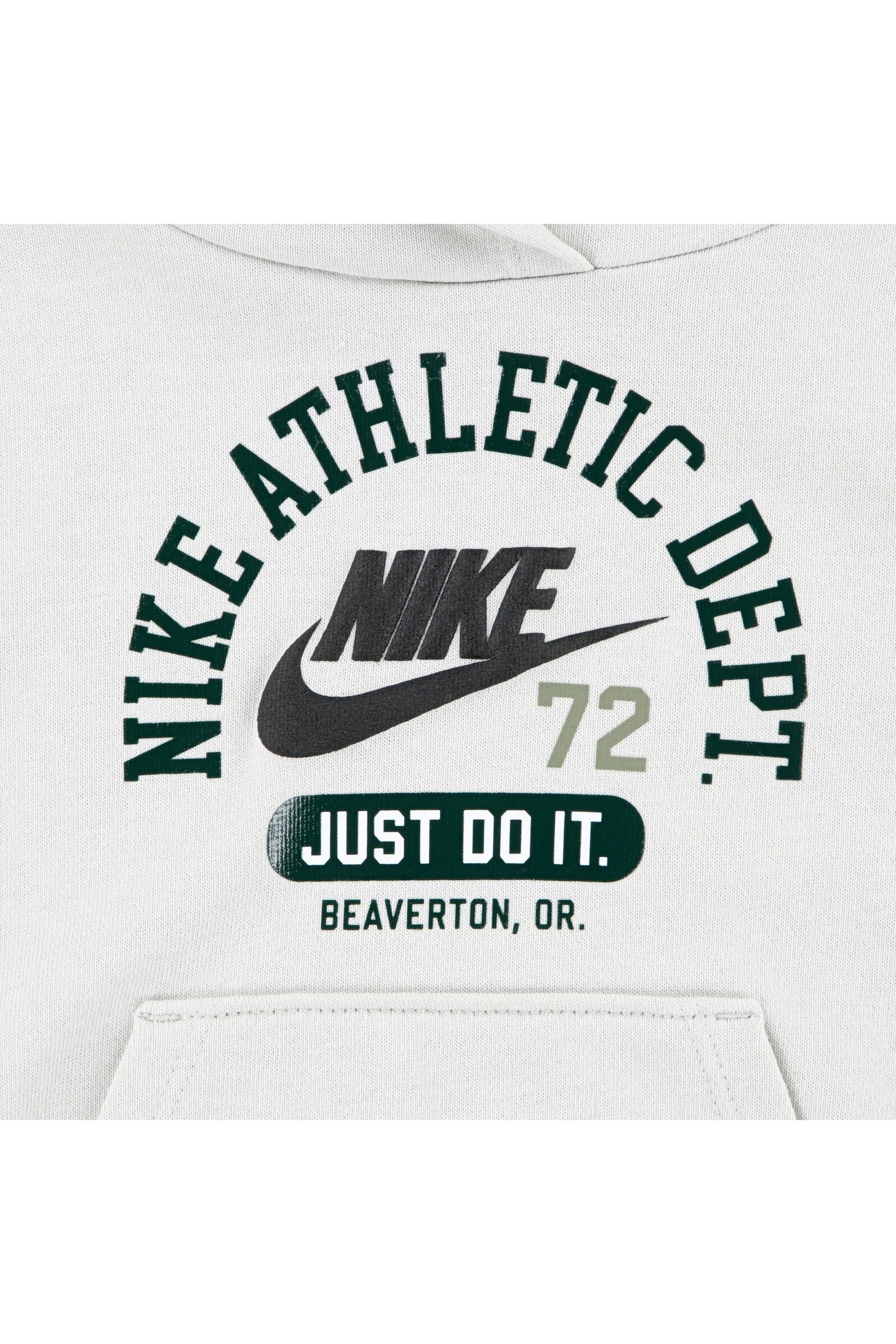 חליפת טרנינג NIKE  עם קפוצ'ון והדפסי לוגו לתינוקות BLACK / 12M