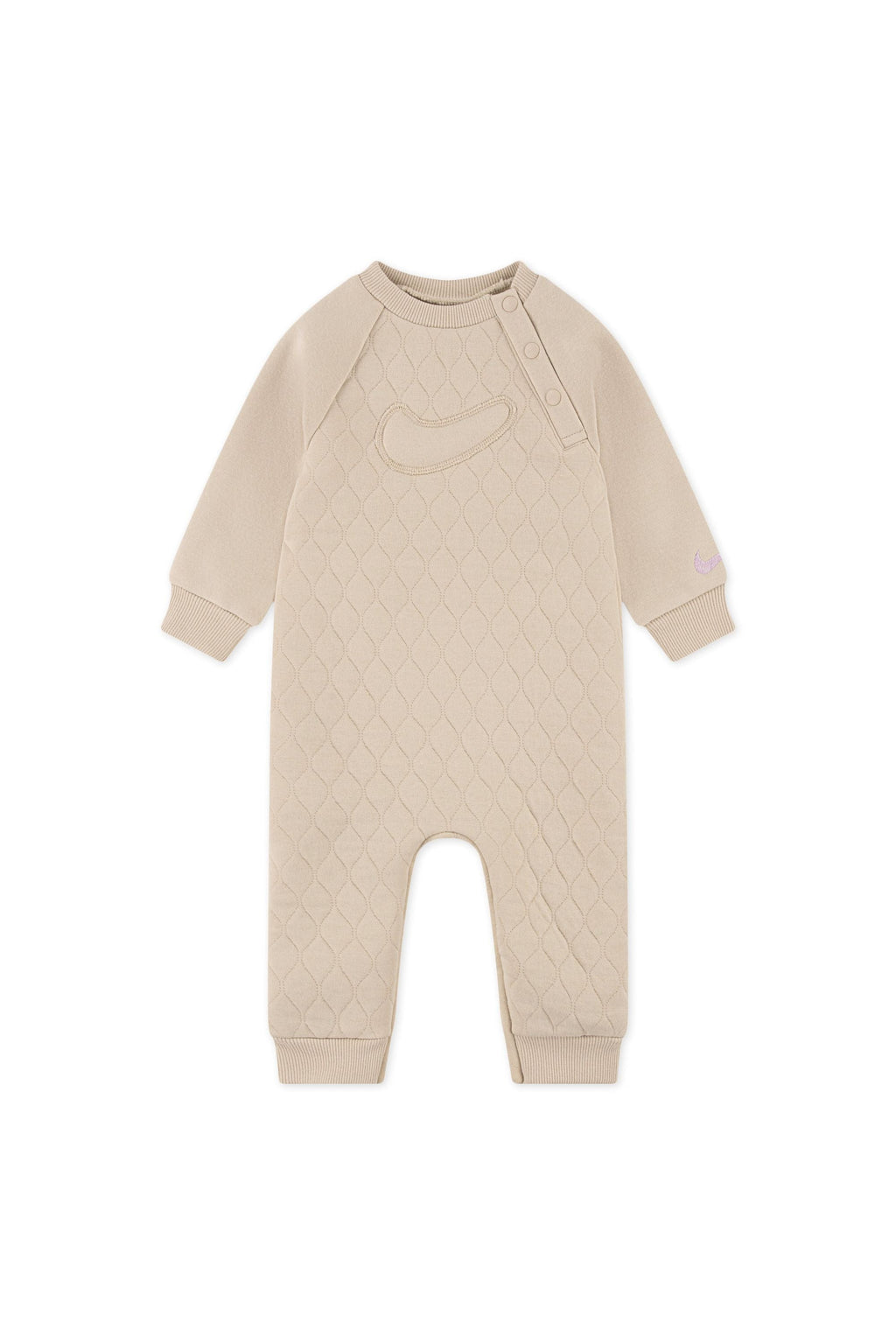 אוברול NIKE אפור עם רקמת לוגו לתינוקות BEIGE / 12M