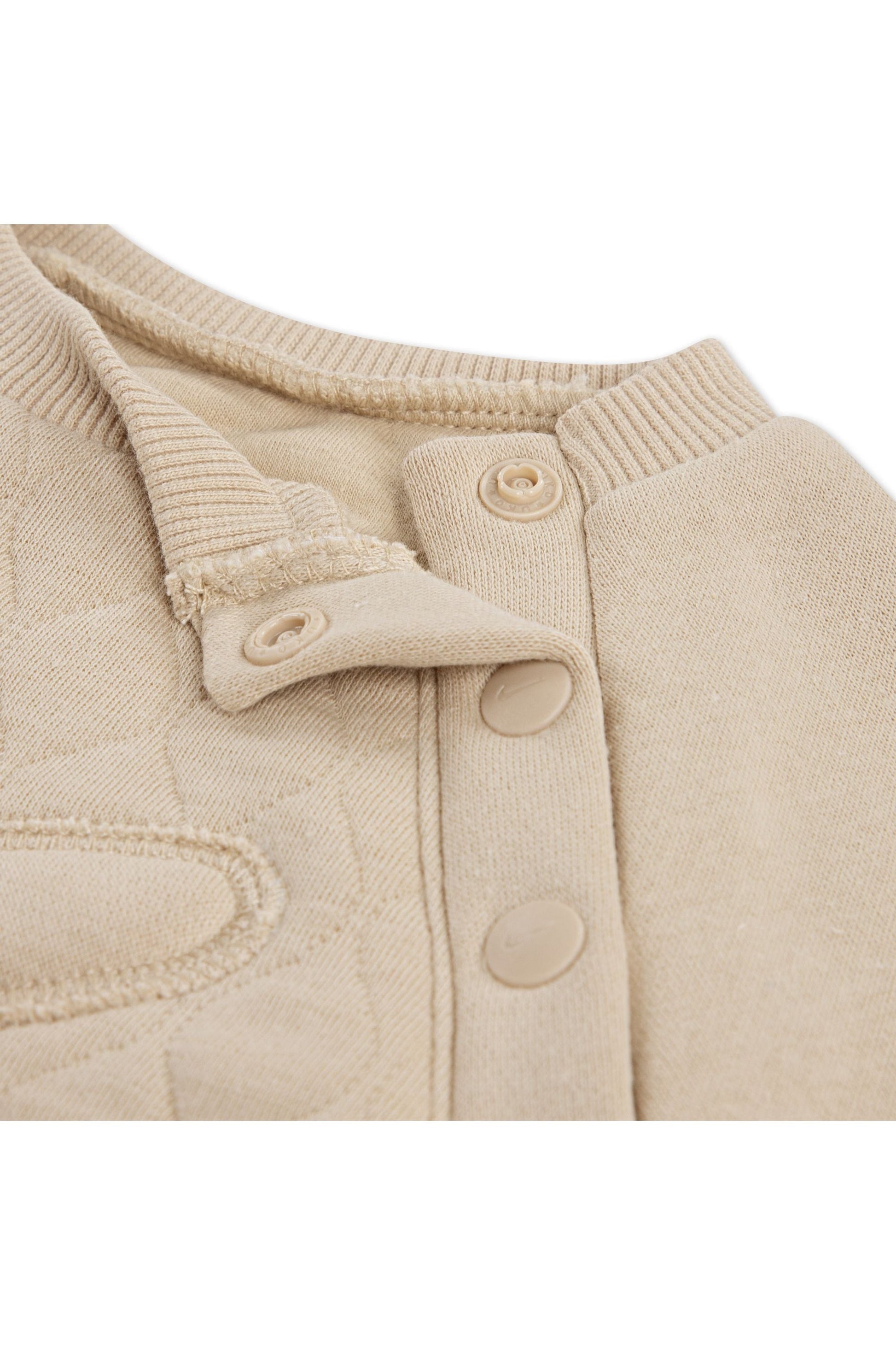 אוברול NIKE אפור עם רקמת לוגו לתינוקות BEIGE / 12M