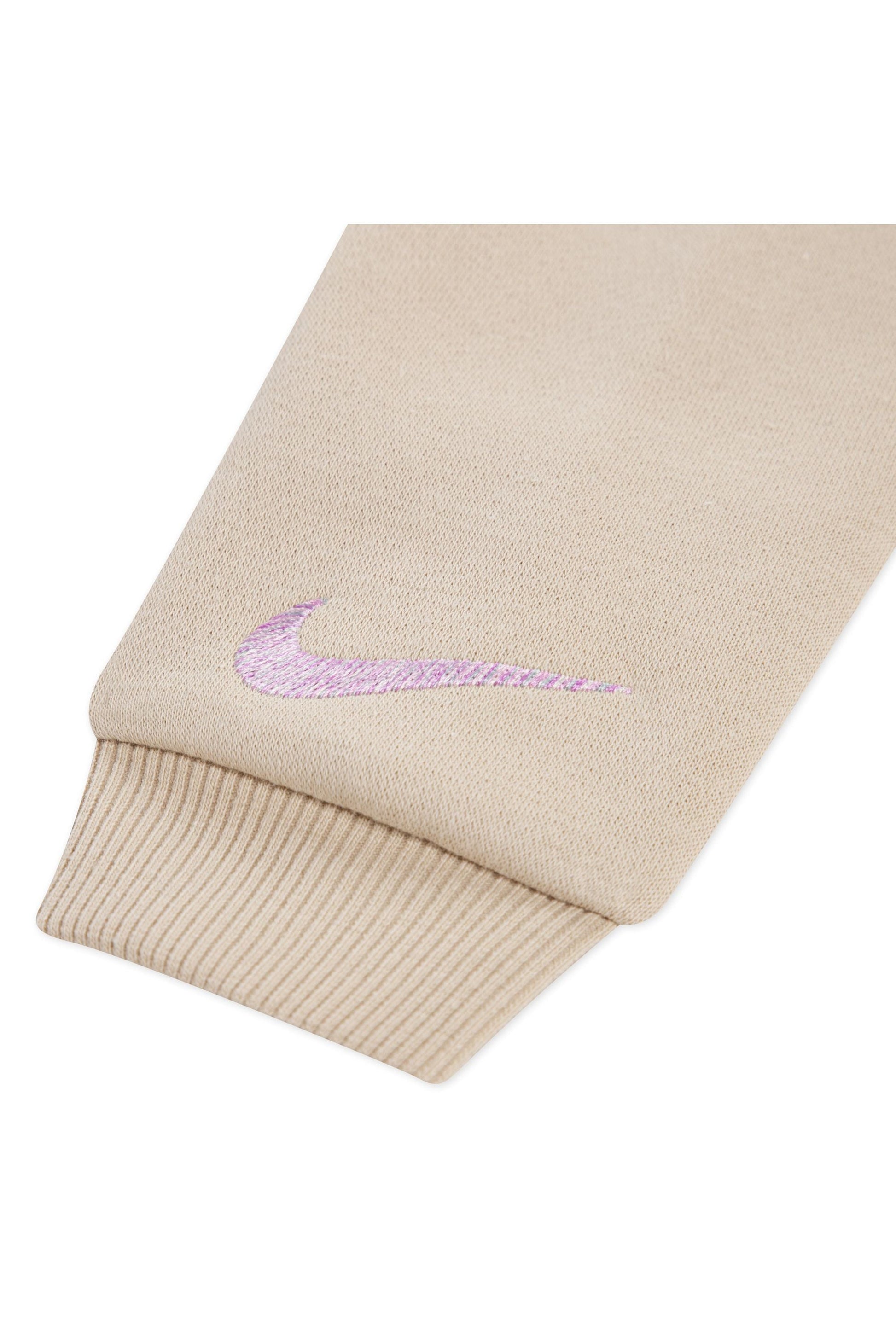 אוברול NIKE אפור עם רקמת לוגו לתינוקות BEIGE / 12M