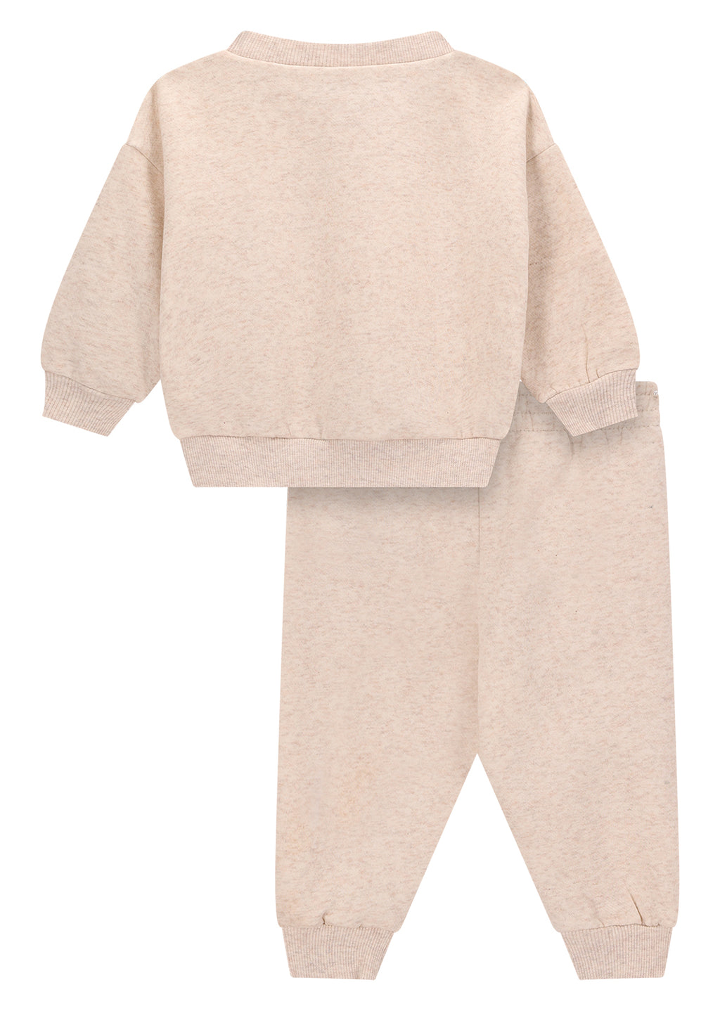 חליפת טרנינג NIKE Essential Fleece Crew לתינוקות BEIGE / 12M