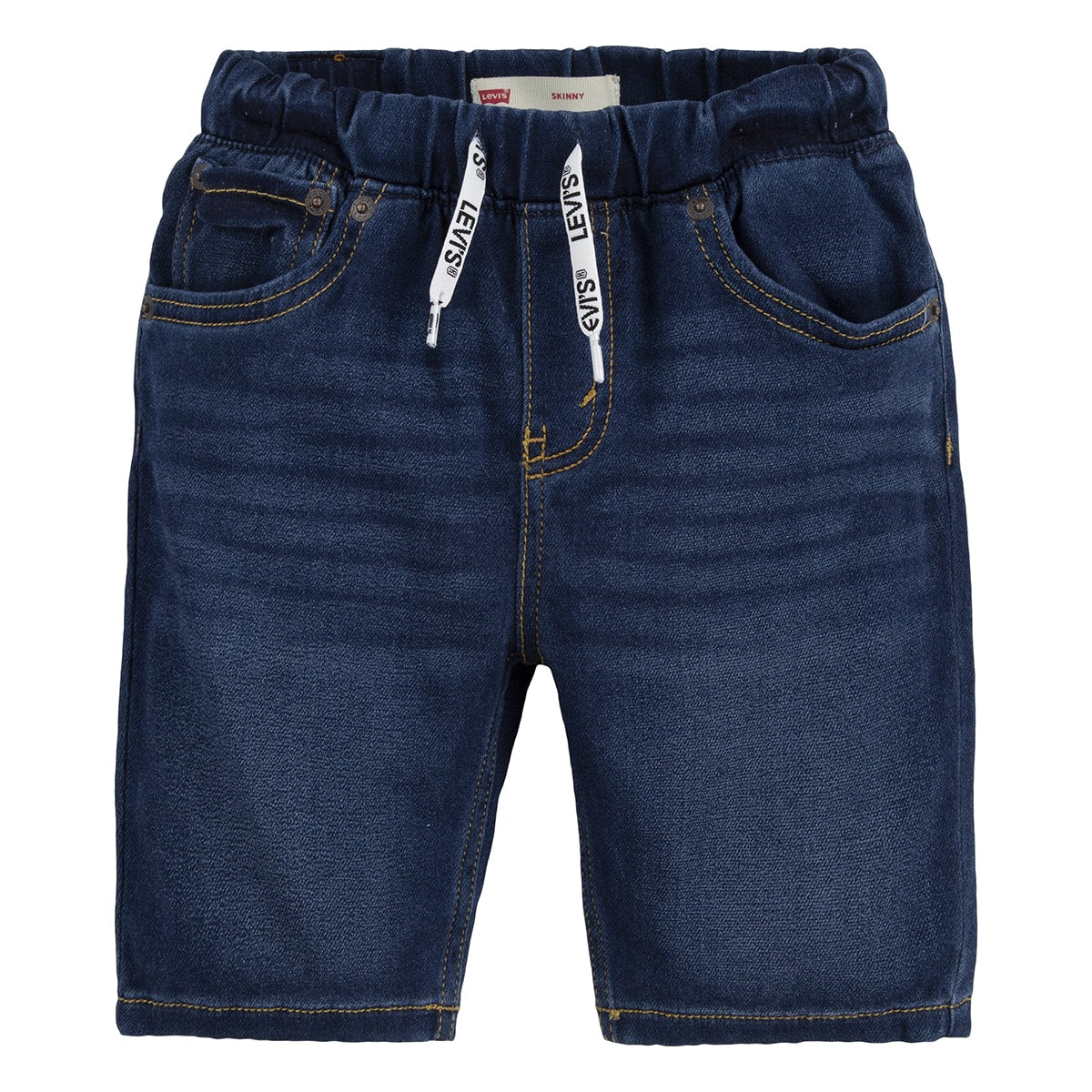 מכנסי ג'ינס LEVI'S קצרים משופשפים לילדים