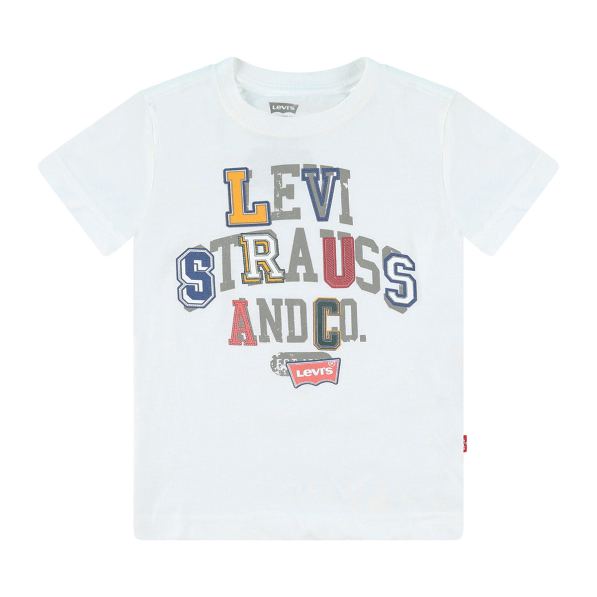 חולצת טי שרט LEVI'S הדפס כיתוב לילדים