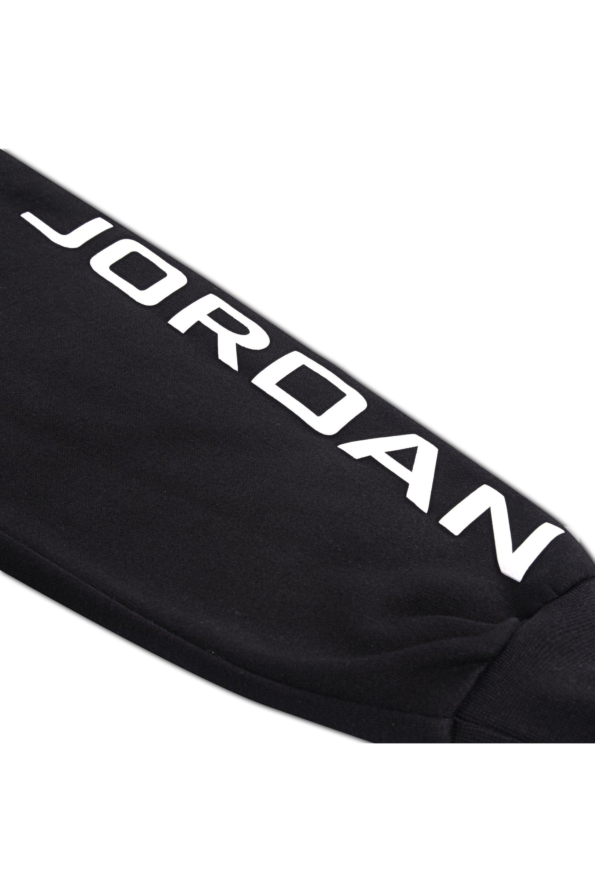 חליפת טרנינג JORDEN בעיצוב ספורטיבי לוגו בולט וכיתוב לאורך לילדים BLACK / 2Y