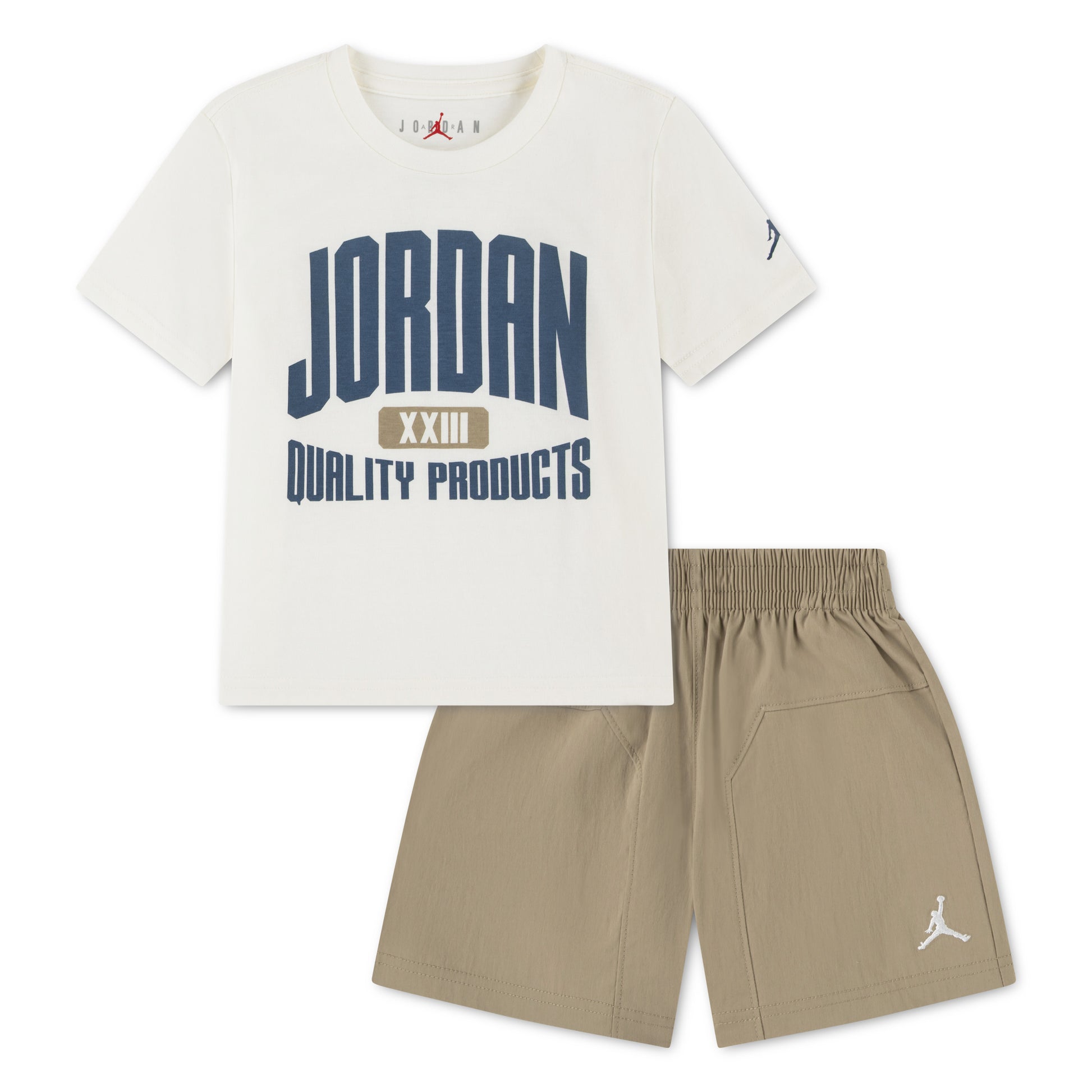 לילדים JDB QUALITY PRODUCTS WOVEN JORDAN חליפת BROWN / 2Y