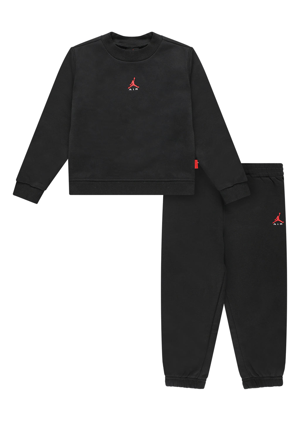 חליפת טרנינג JORDAN Brooklyn Fleece Crew לילדים BLACK / 2Y