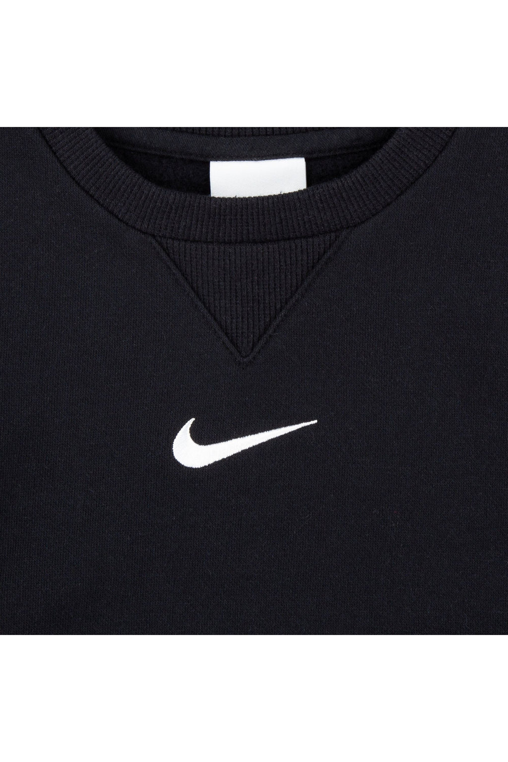 חליפת טרנינג NIKE עם לוגו סווש לבן לילדות BLACK / 2Y