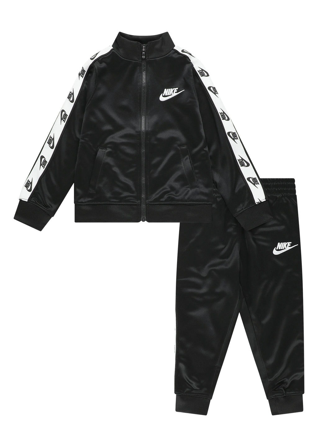 חליפת טרנינג NIKE עם פסי לוגו לילדים BLACK / 2Y