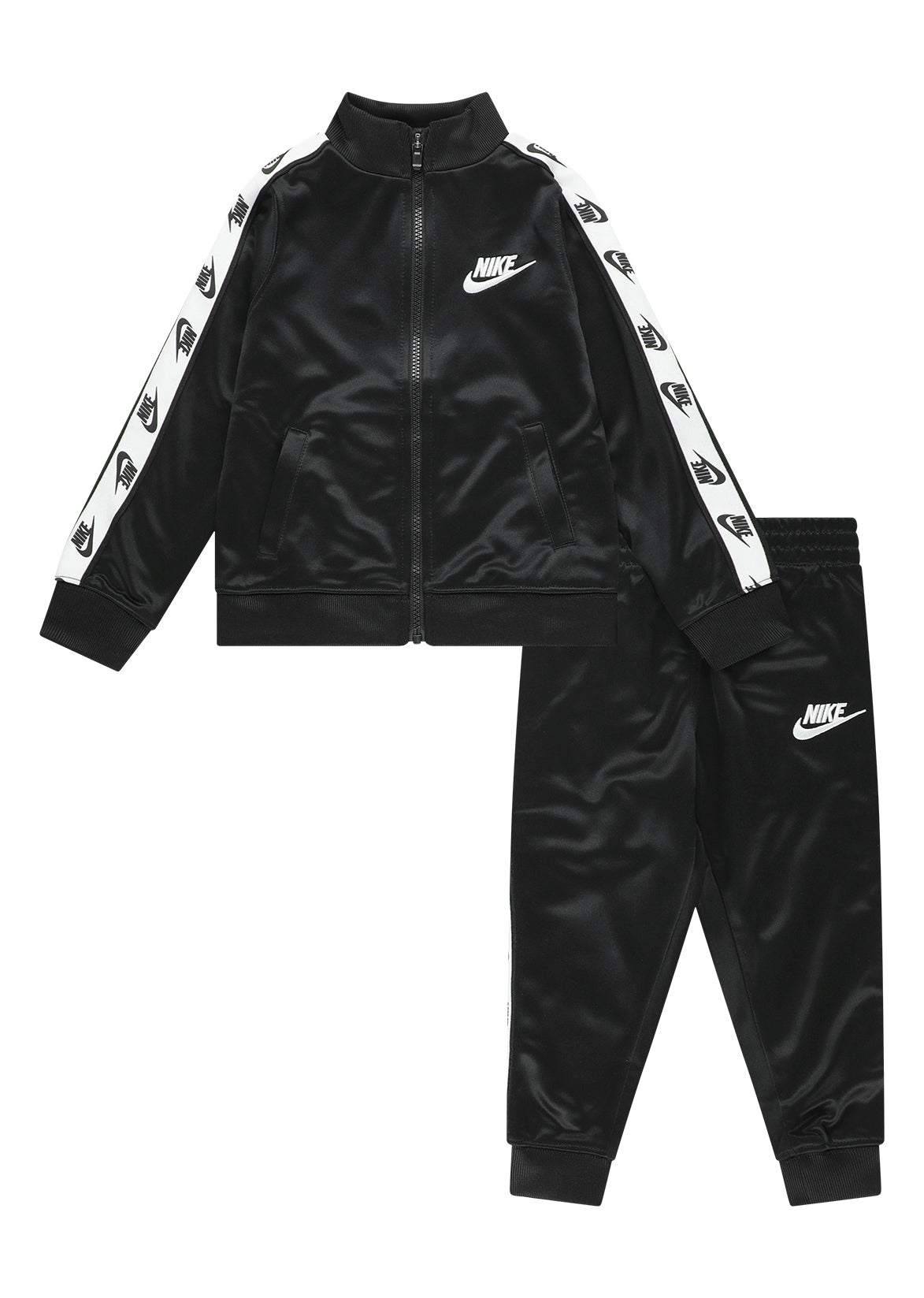 חליפת טרנינג NIKE עם פסי לוגו לילדים BLACK / 2Y