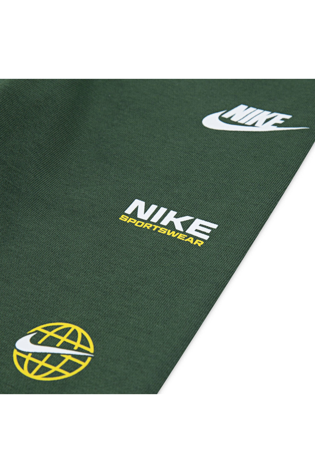 חליפת טרנינג NIKE עם הדפס כדור עולם ולוגו סווש לילדים Green / 2Y